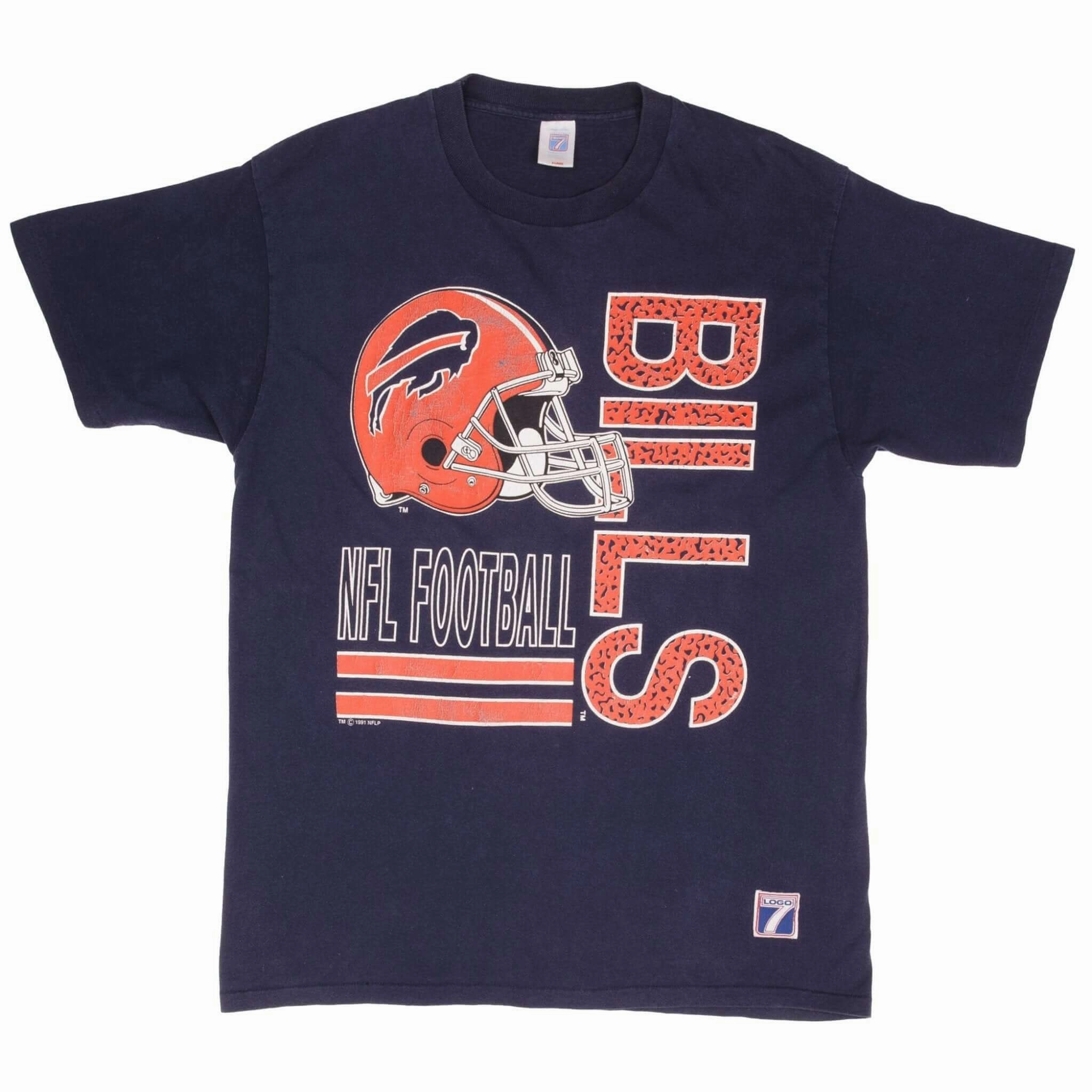 VINTAGE NFL BUFFALO BILLS 1991 TEE SHIRT SIZE LARGE MADE IN USA