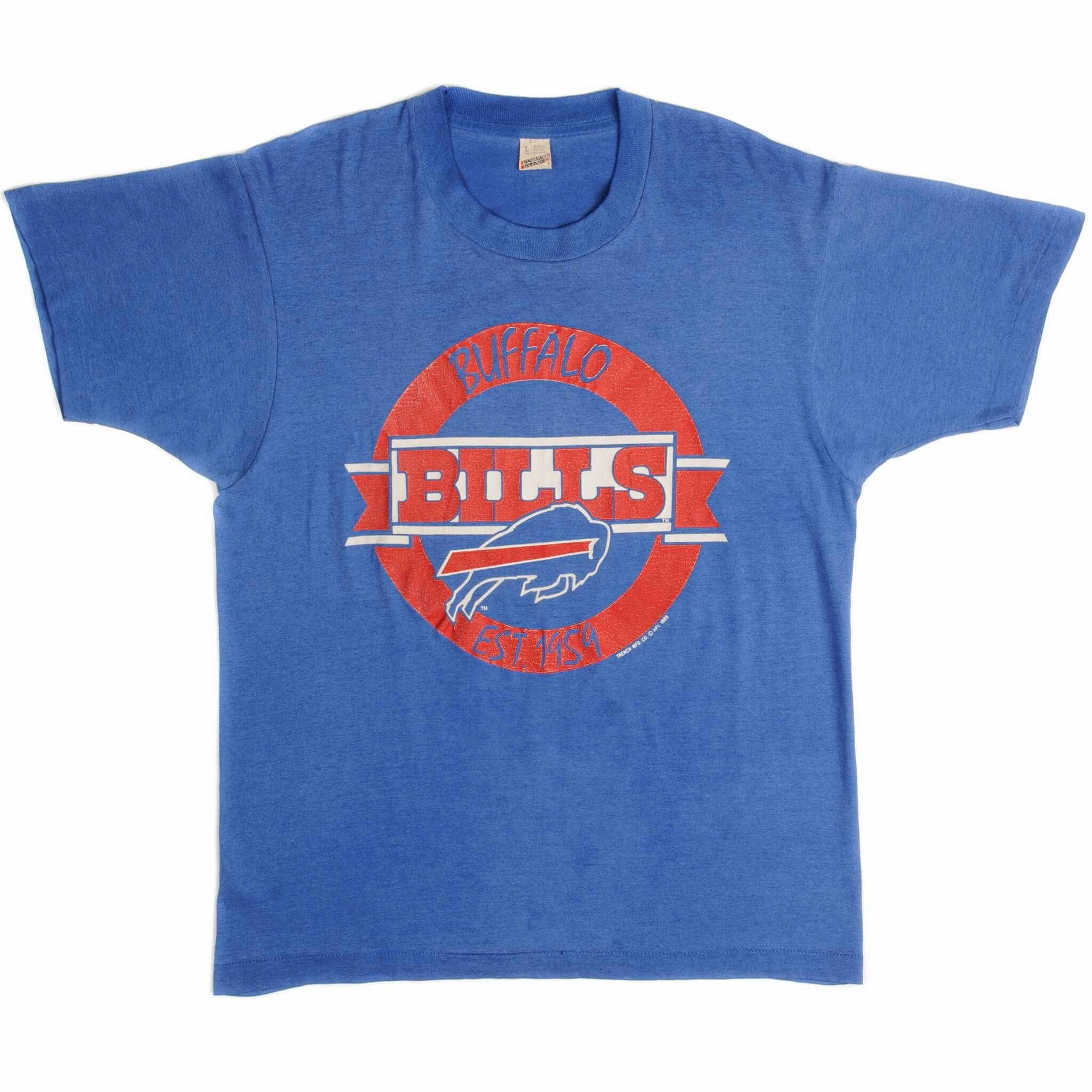 VINTAGE NFL BUFFALO BILLS TEE SHIRT 1989 SIZE MEDIUM MADE IN USA