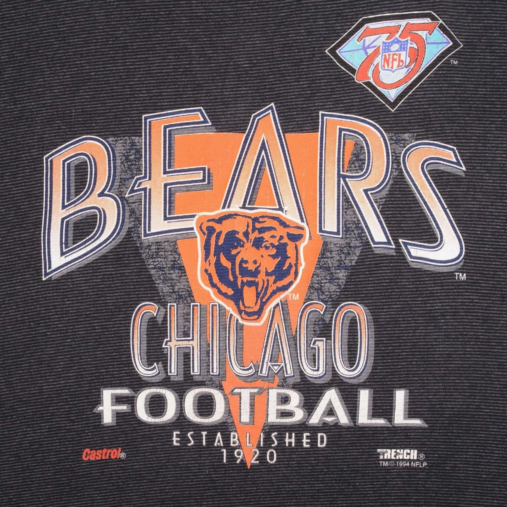 VINTAGE NFL CHICAGO BEARS 1994 TEE SHIRT SIZE XL MADE IN USA