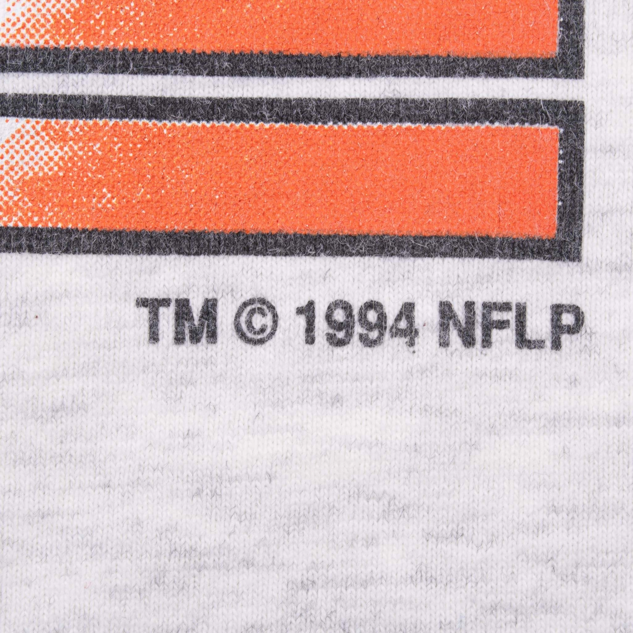 VINTAGE NFL CLEVELAND BROWNS GREY TEE SHIRT 1994 XL MADE IN USA