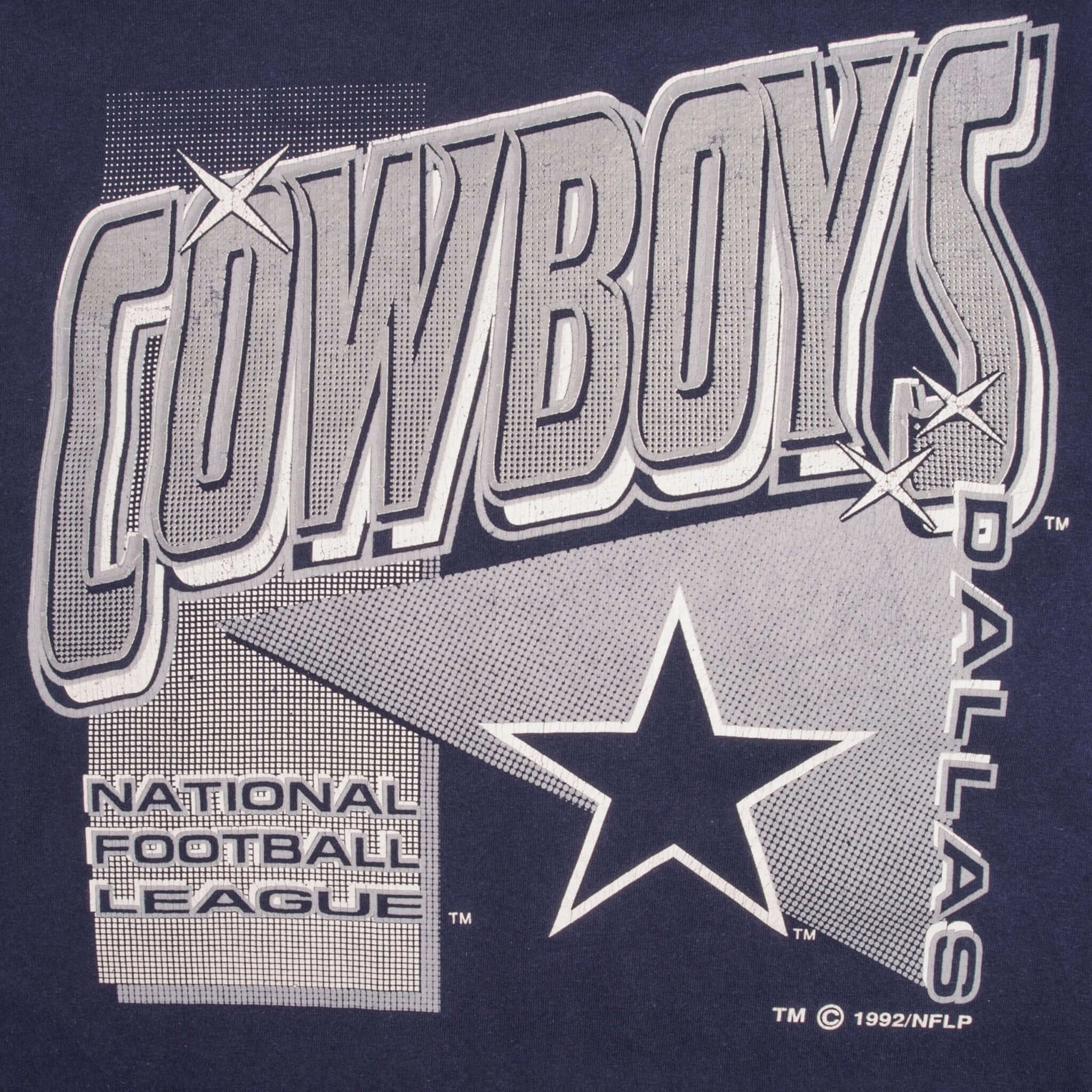 VINTAGE NFL DALLAS COWBOYS 1992 TEE SHIRT SIZE MEDIUM