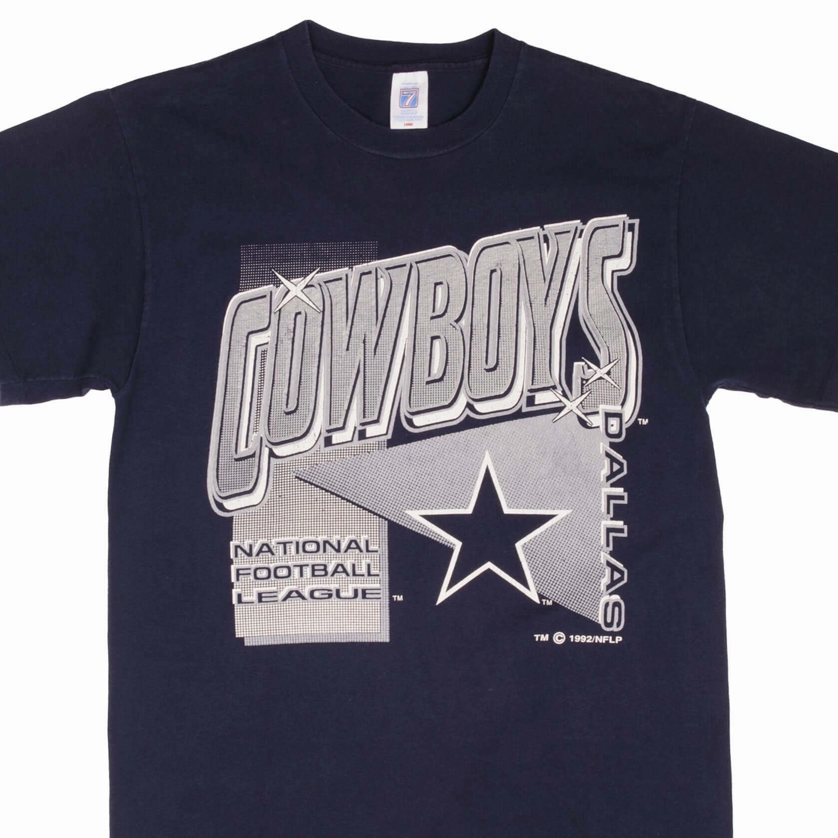 VINTAGE NFL DALLAS COWBOYS 1992 TEE SHIRT SIZE MEDIUM