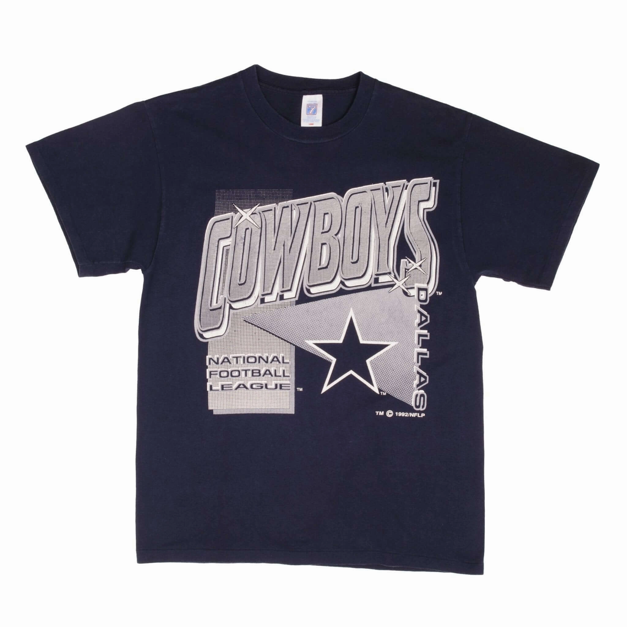 VINTAGE NFL DALLAS COWBOYS 1992 TEE SHIRT SIZE MEDIUM