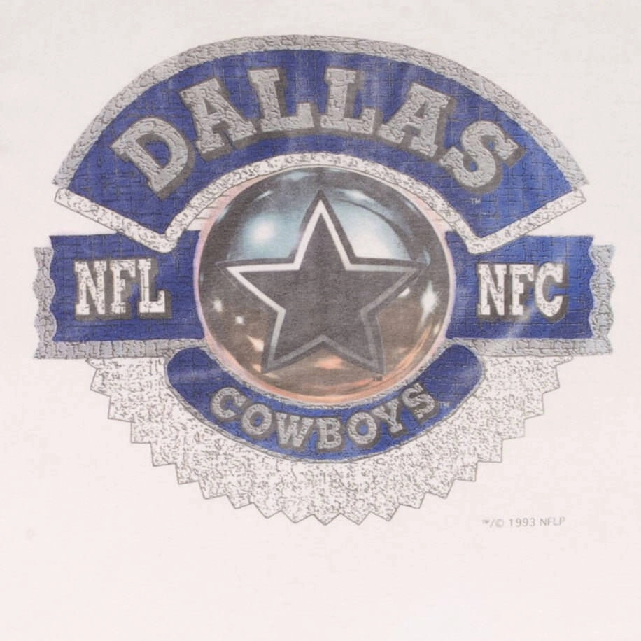 VINTAGE NFL DALLAS COWBOYS 1993 TEE SHIRT SIZE LARGE MADE IN USA