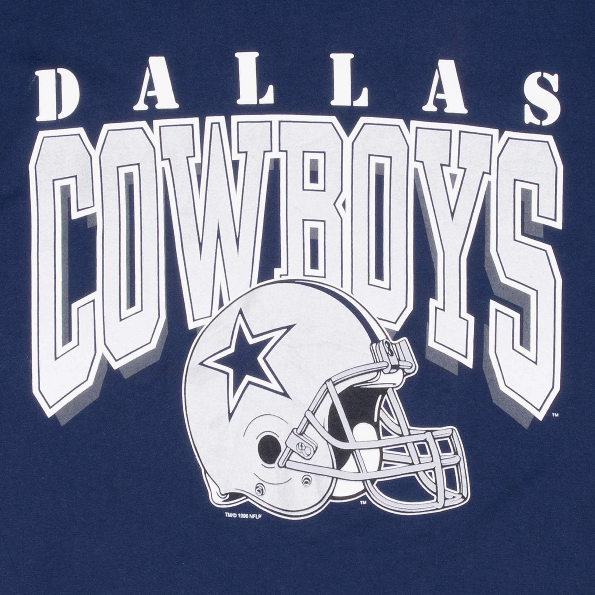 VINTAGE NFL DALLAS COWBOYS 1996 BLUE TEE SHIRT LARGE