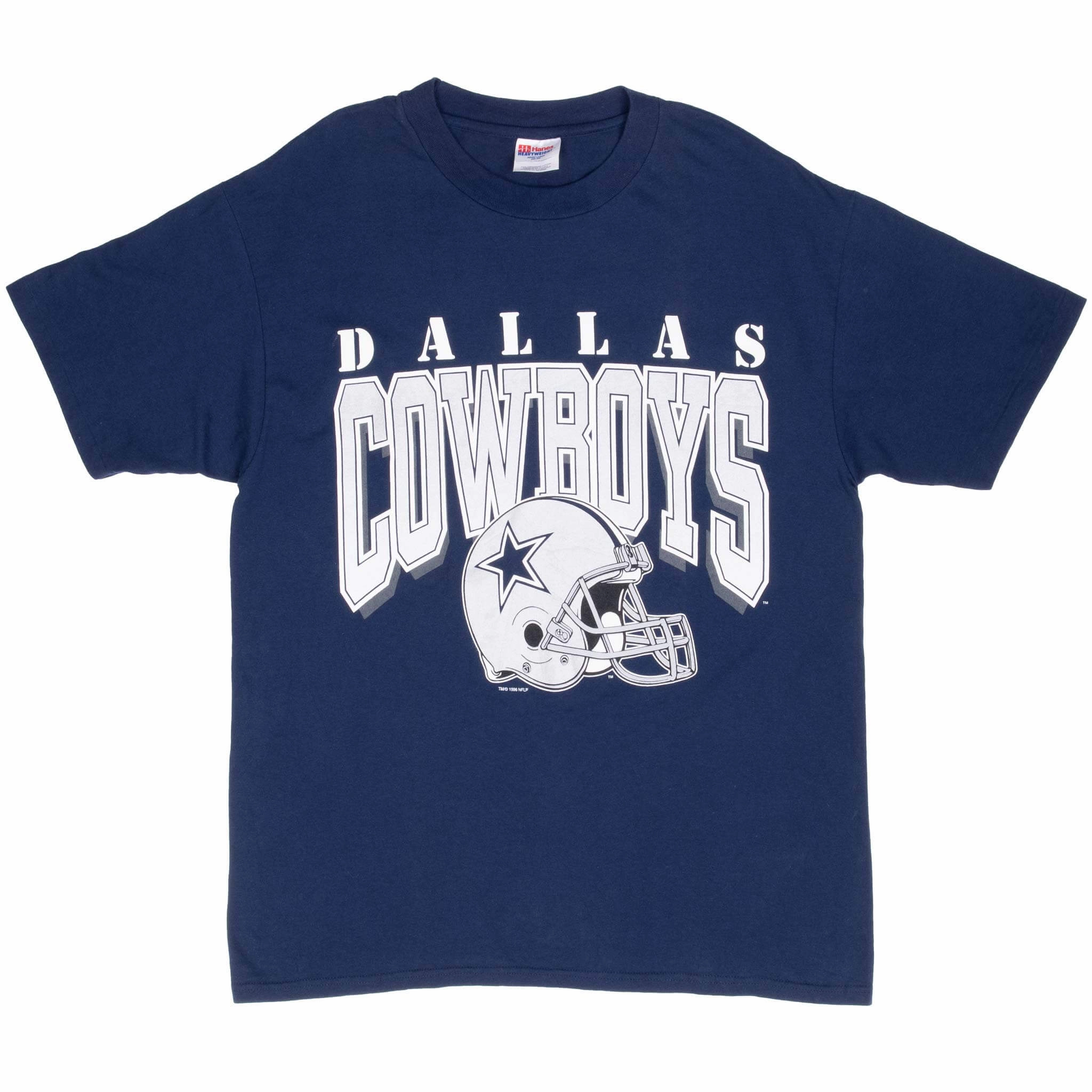 VINTAGE NFL DALLAS COWBOYS 1996 BLUE TEE SHIRT LARGE