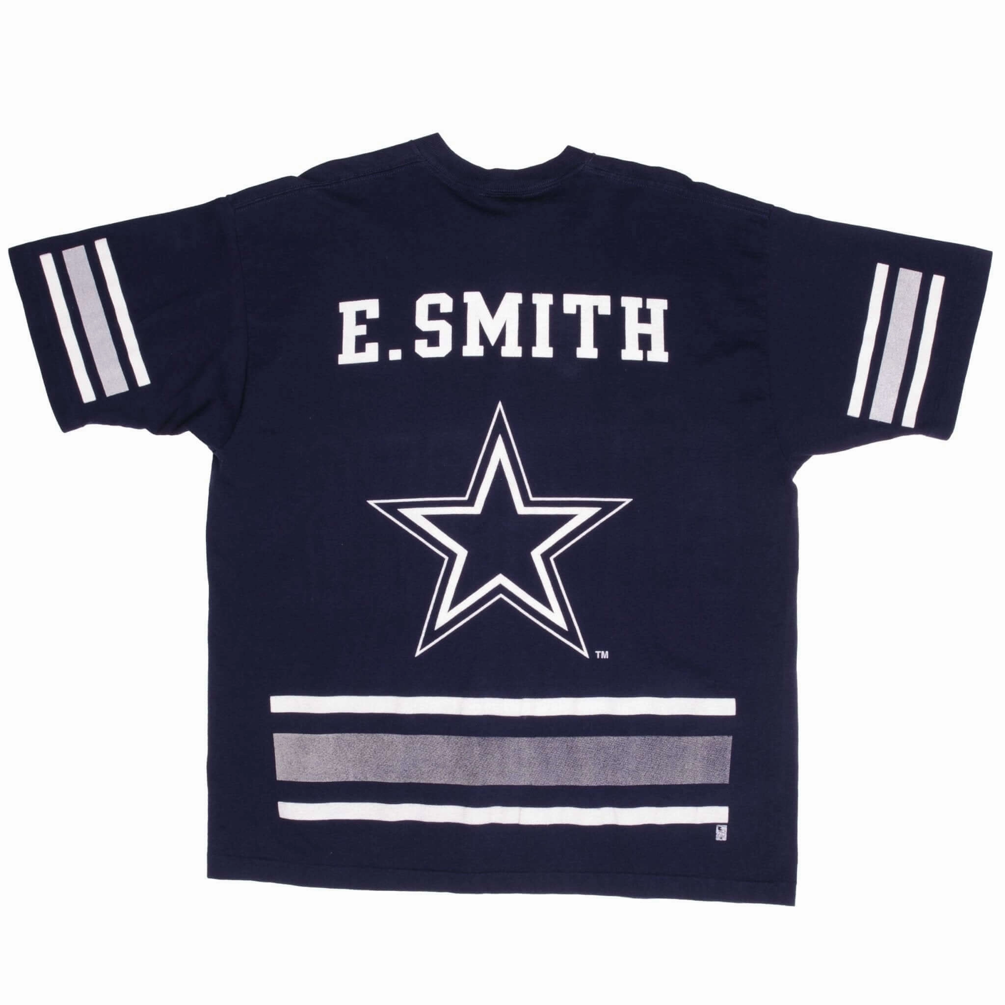 VINTAGE NFL DALLAS COWBOYS EMMIT SMITH TEE SHIRT 1996 SIZE 2XL MADE IN USA