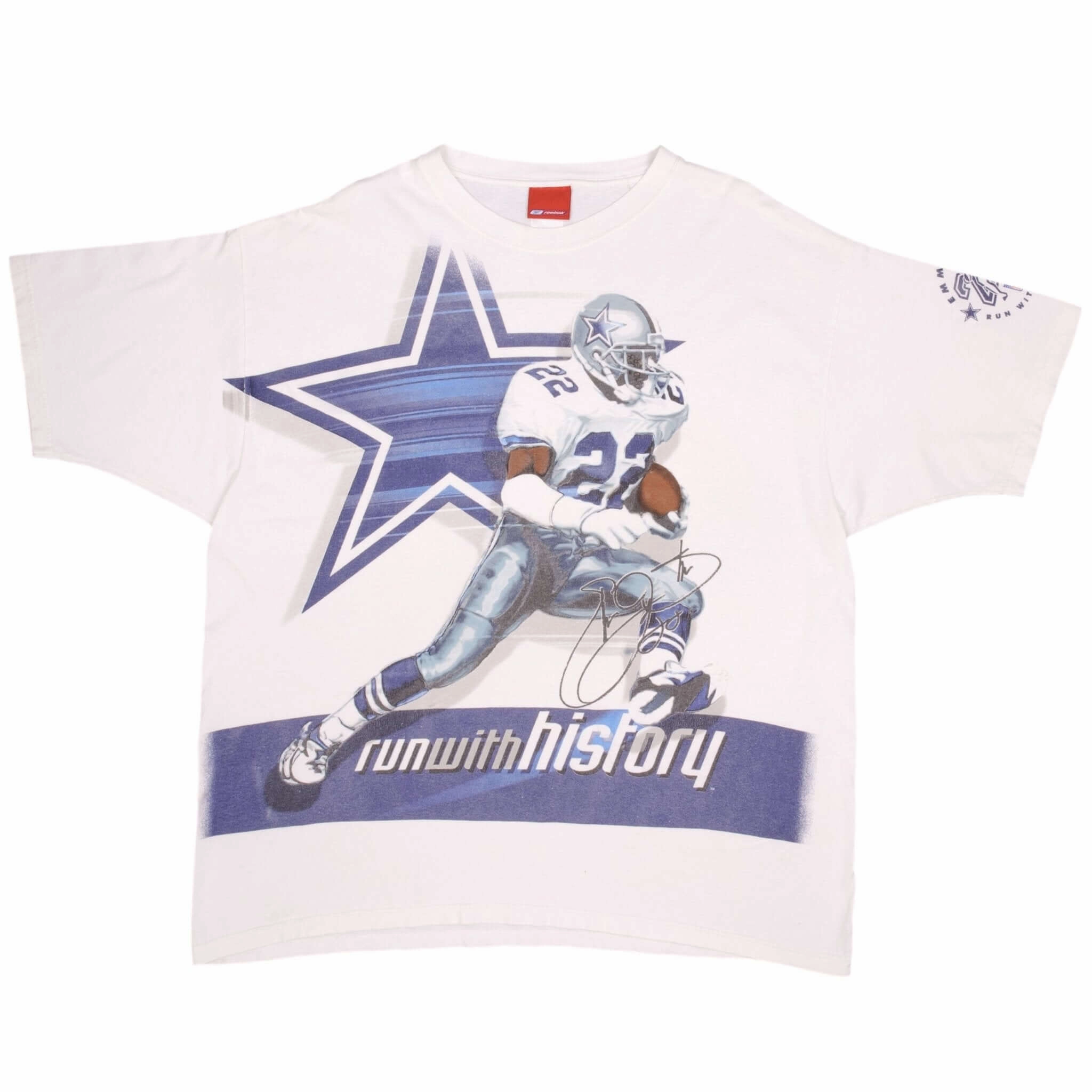 VINTAGE NFL DALLAS COWBOYS EMMITT JAMES SMITH III TEE SHIRT 2000S SIZE XL