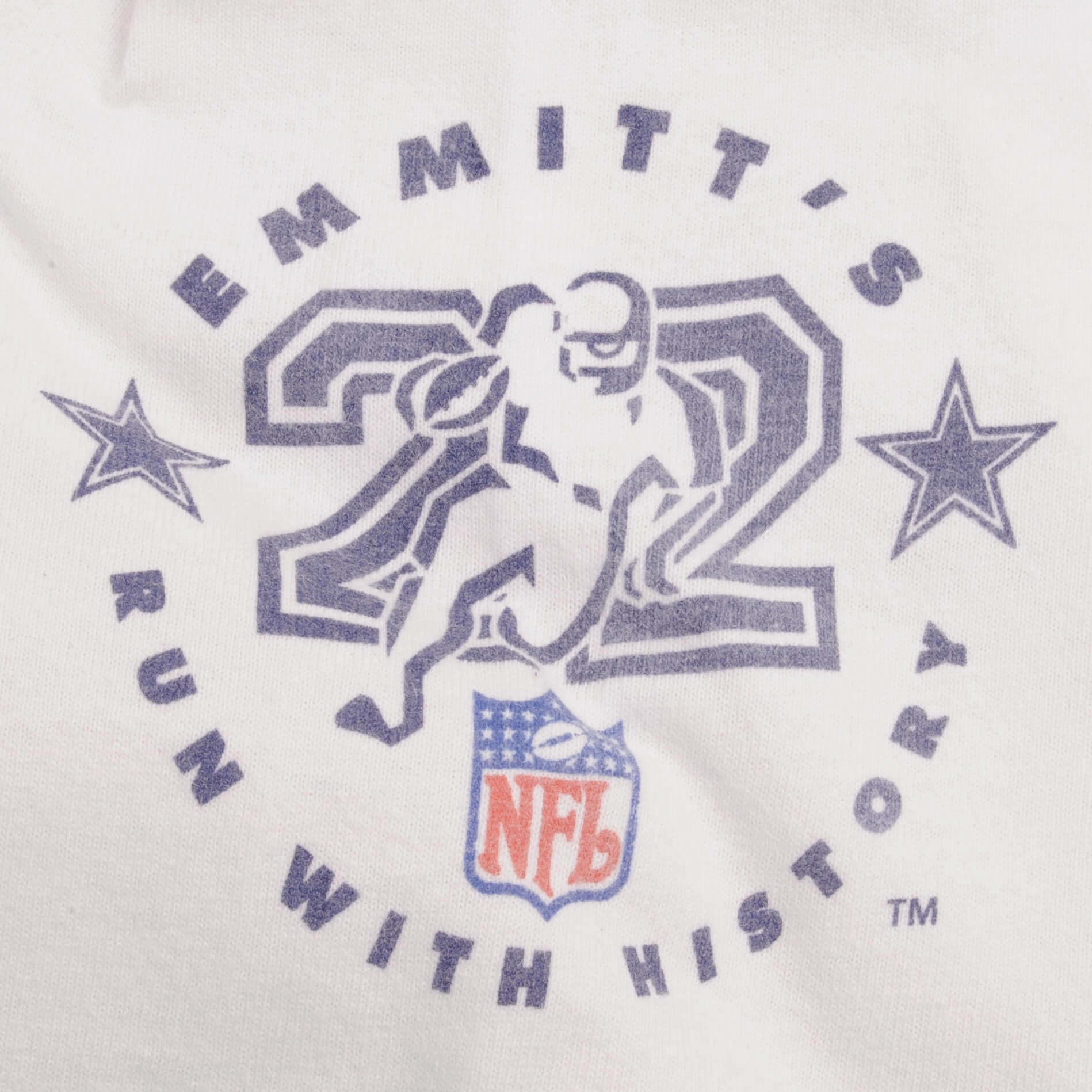 VINTAGE NFL DALLAS COWBOYS EMMITT JAMES SMITH III TEE SHIRT 2000S SIZE XL