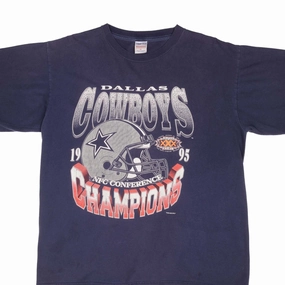 VINTAGE NFL DALLAS COWBOYS NFC CHAMPIONS 1995 TEE SHIRT SIZE XL