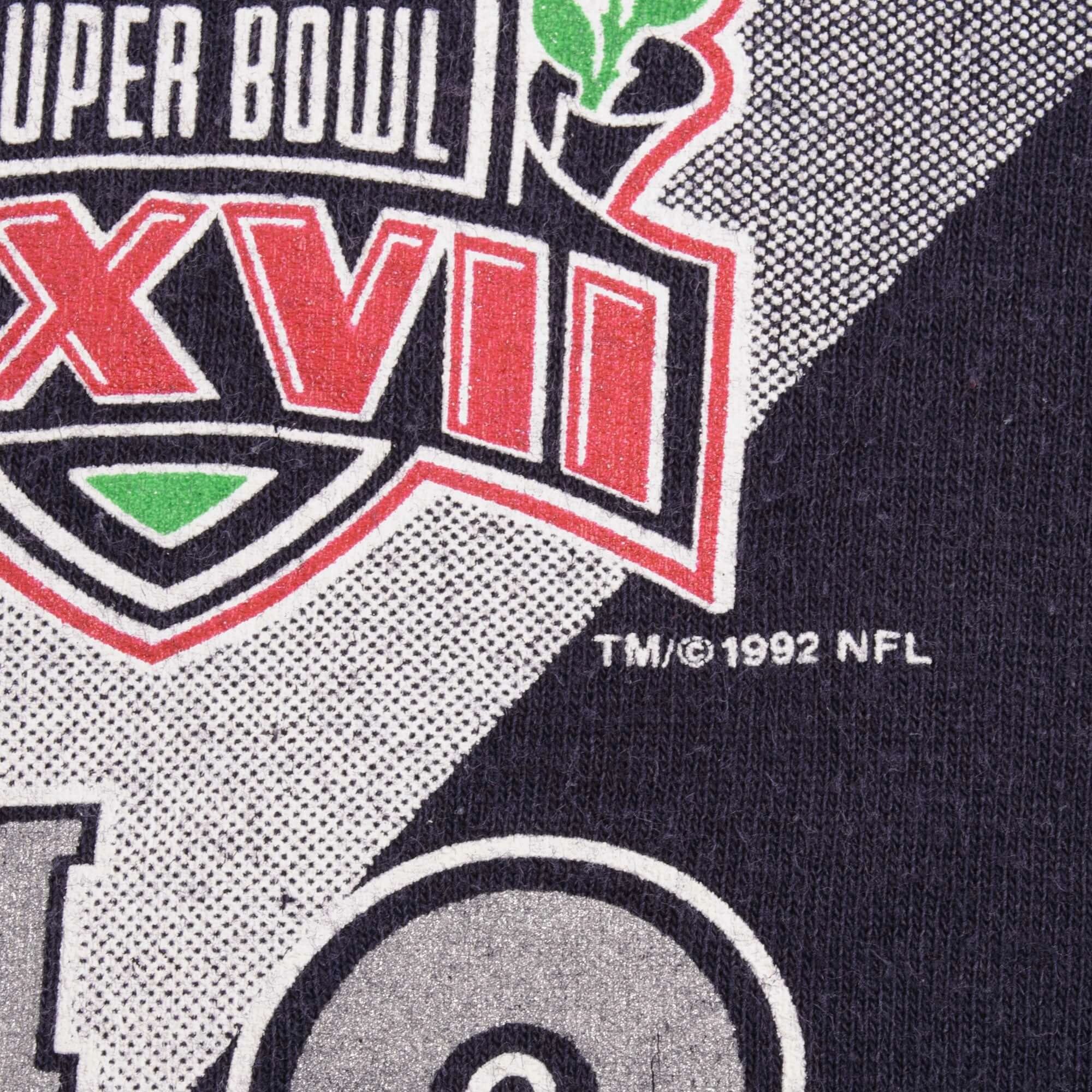 VINTAGE NFL DALLAS COWBOYS SUPER BOWL CHAMPIONS 1992 TEE SHIRT LARGE MADE IN USA
