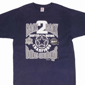 VINTAGE NFL DALLAS COWBOYS SUPER BOWL XXVIII CHAMPS 1993 TEE SHIRT XL MADE USA
