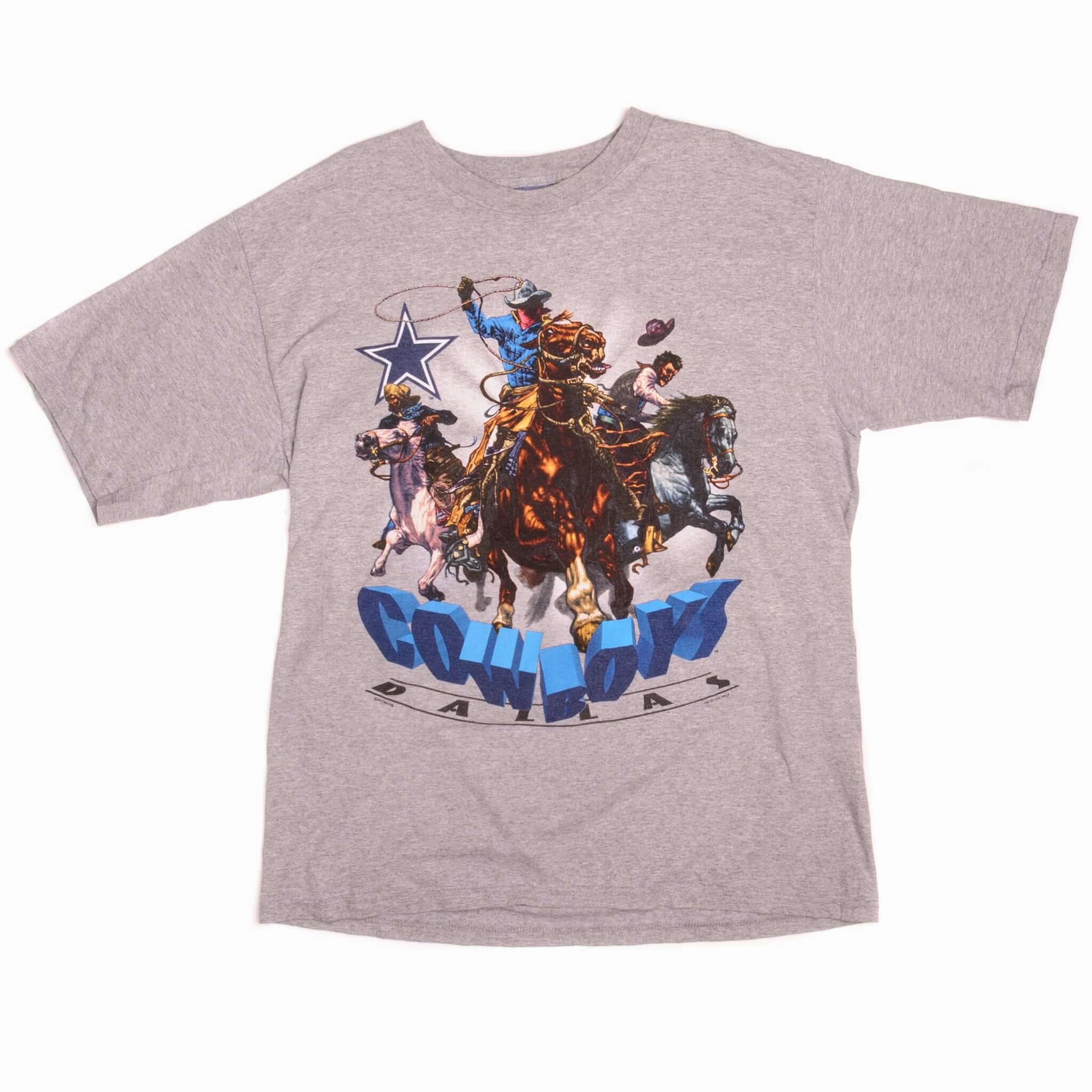 VINTAGE NFL DALLAS COWBOYS TEE SHIRT 1989 SIZE XL MADE IN USA