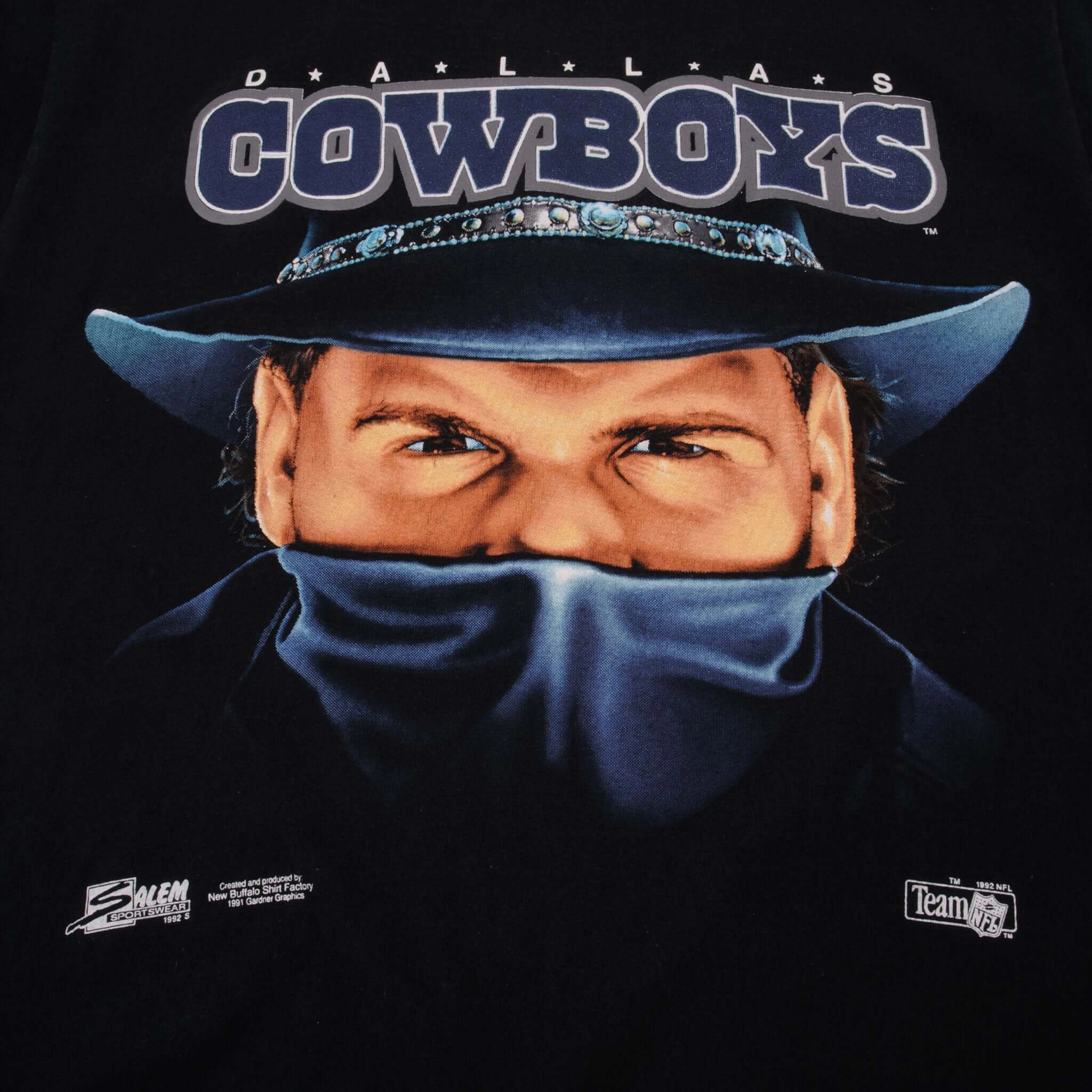 VINTAGE NFL DALLAS COWBOYS TEE SHIRT 1992 SMALL MADE USA