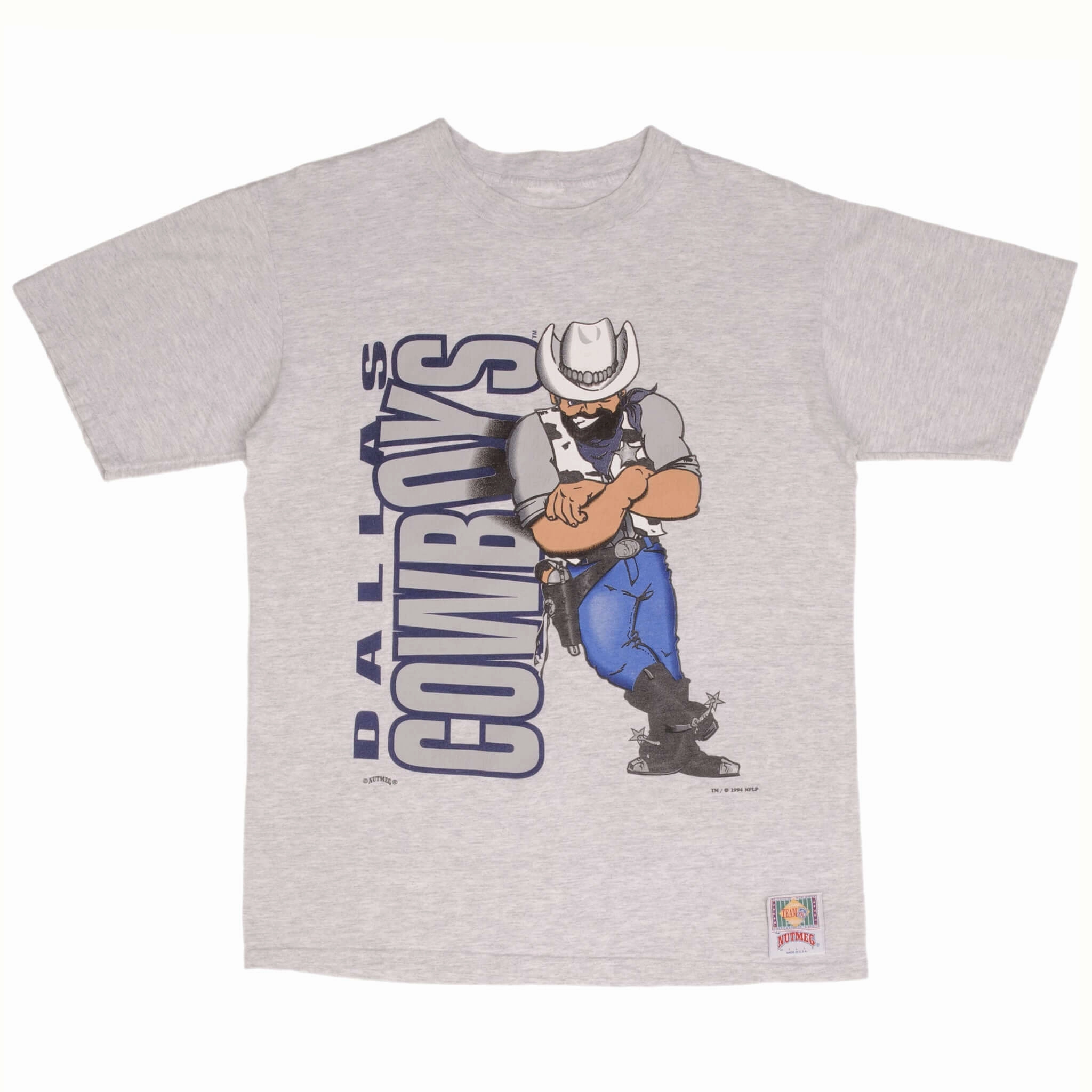 VINTAGE NFL DALLAS COWBOYS TEE SHIRT 1994 SIZE LARGE MADE IN USA