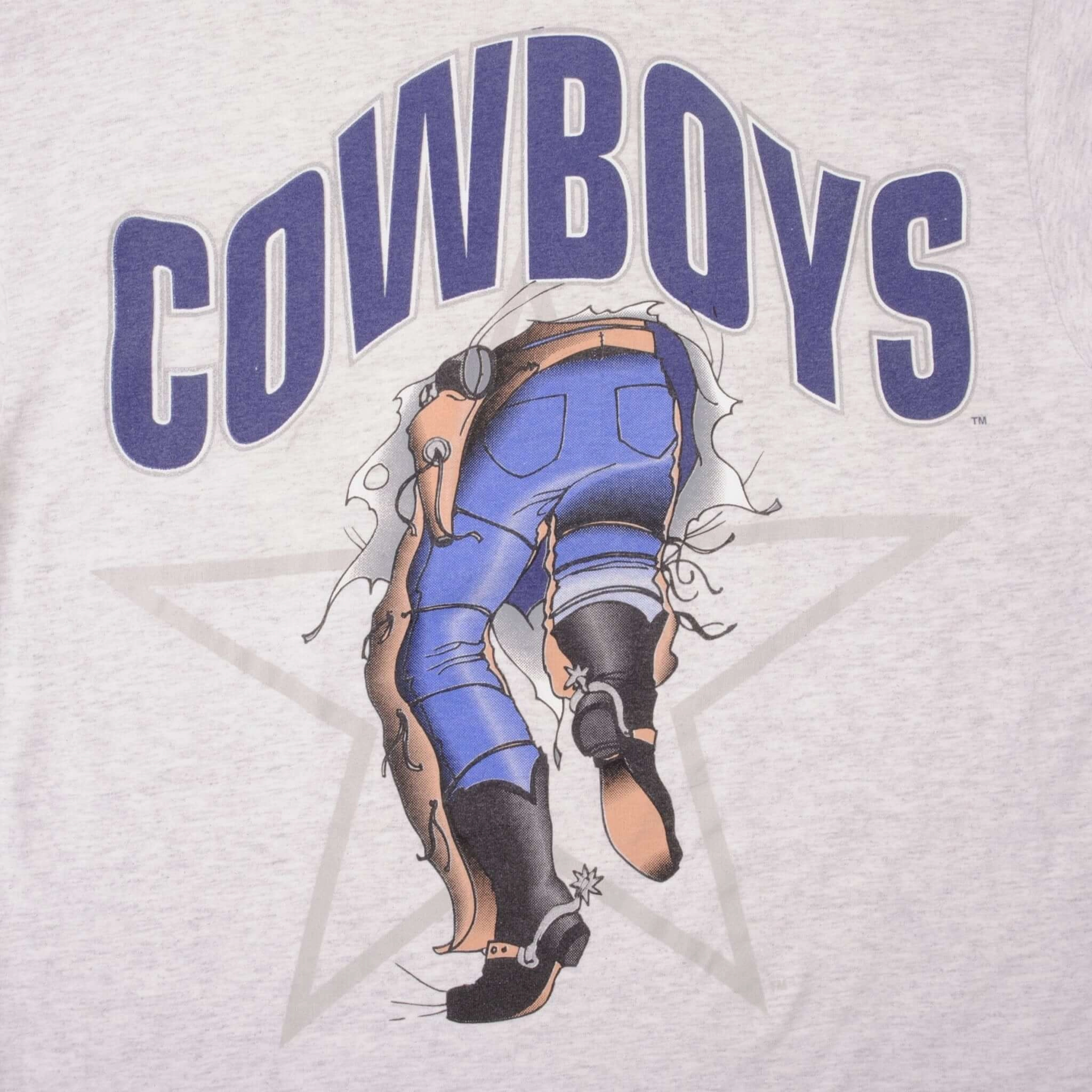 VINTAGE NFL DALLAS COWBOYS TEE SHIRT 1995 MEDIUM
