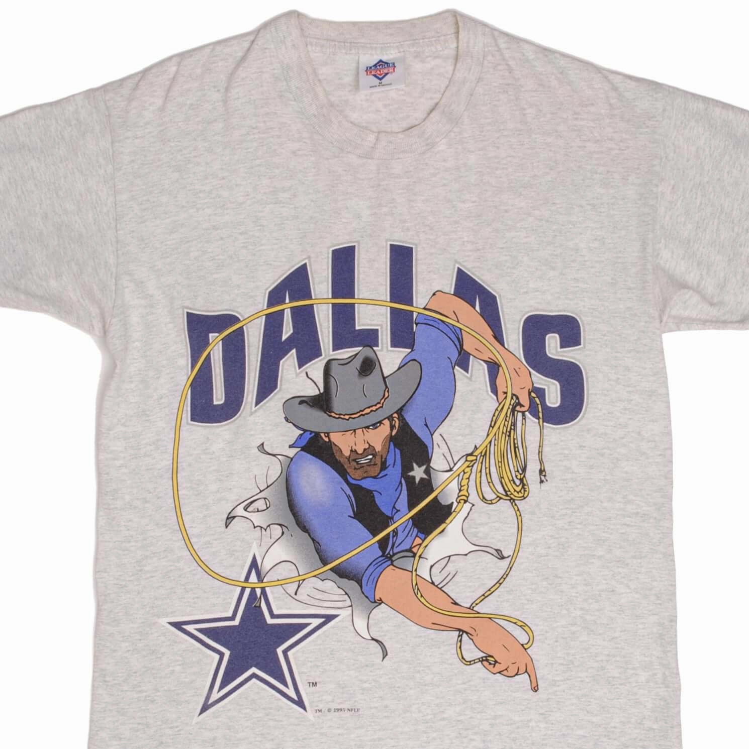 VINTAGE NFL DALLAS COWBOYS TEE SHIRT 1995 MEDIUM