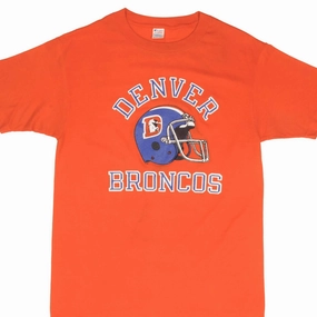 VINTAGE NFL DENVER BRONCOS 1980S CHAMPION TEE SHIRT SIZE MEDIUM MADE IN USA