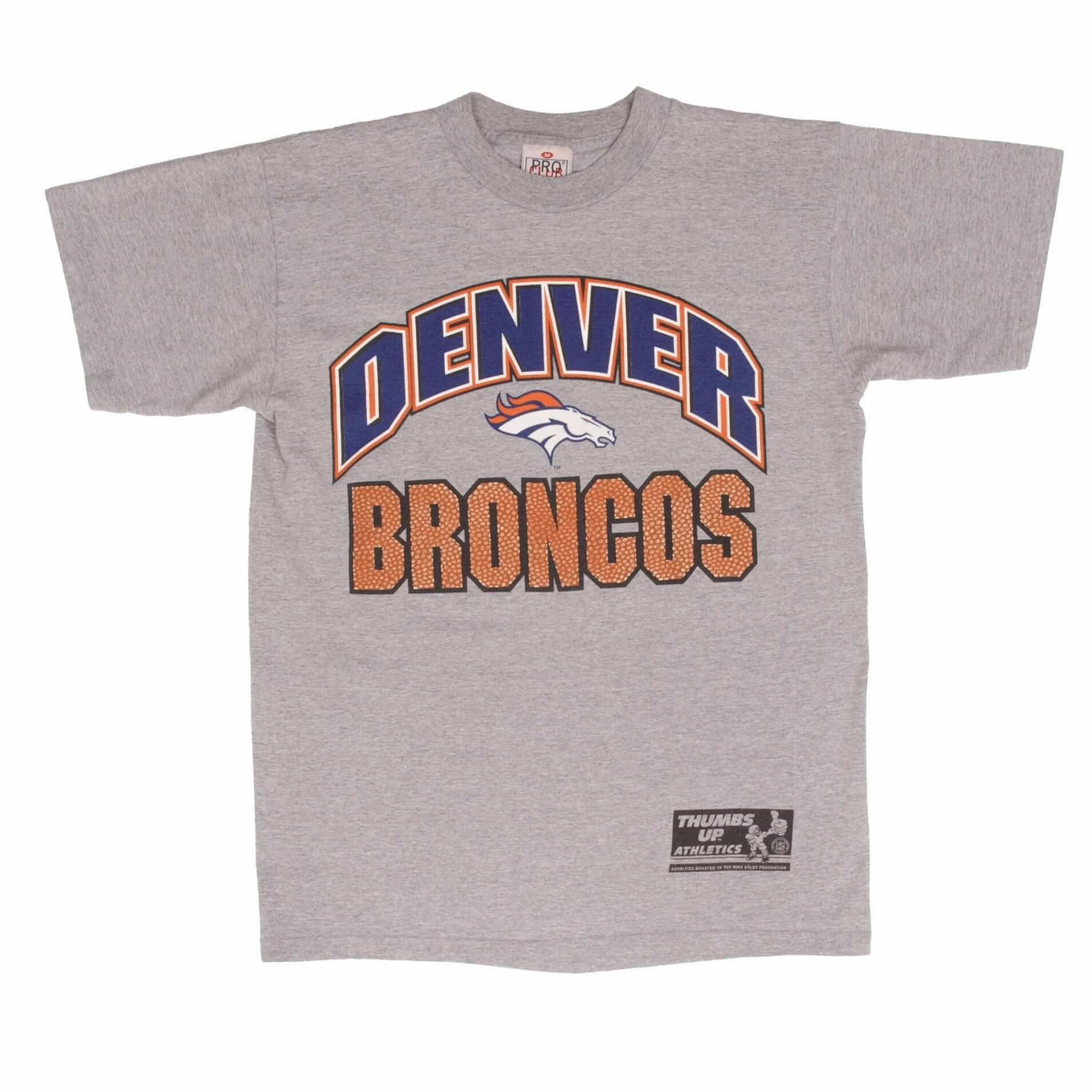VINTAGE NFL DENVER BRONCOS 1990S TEE SHIRT SIZE MEDIUM MADE IN USA