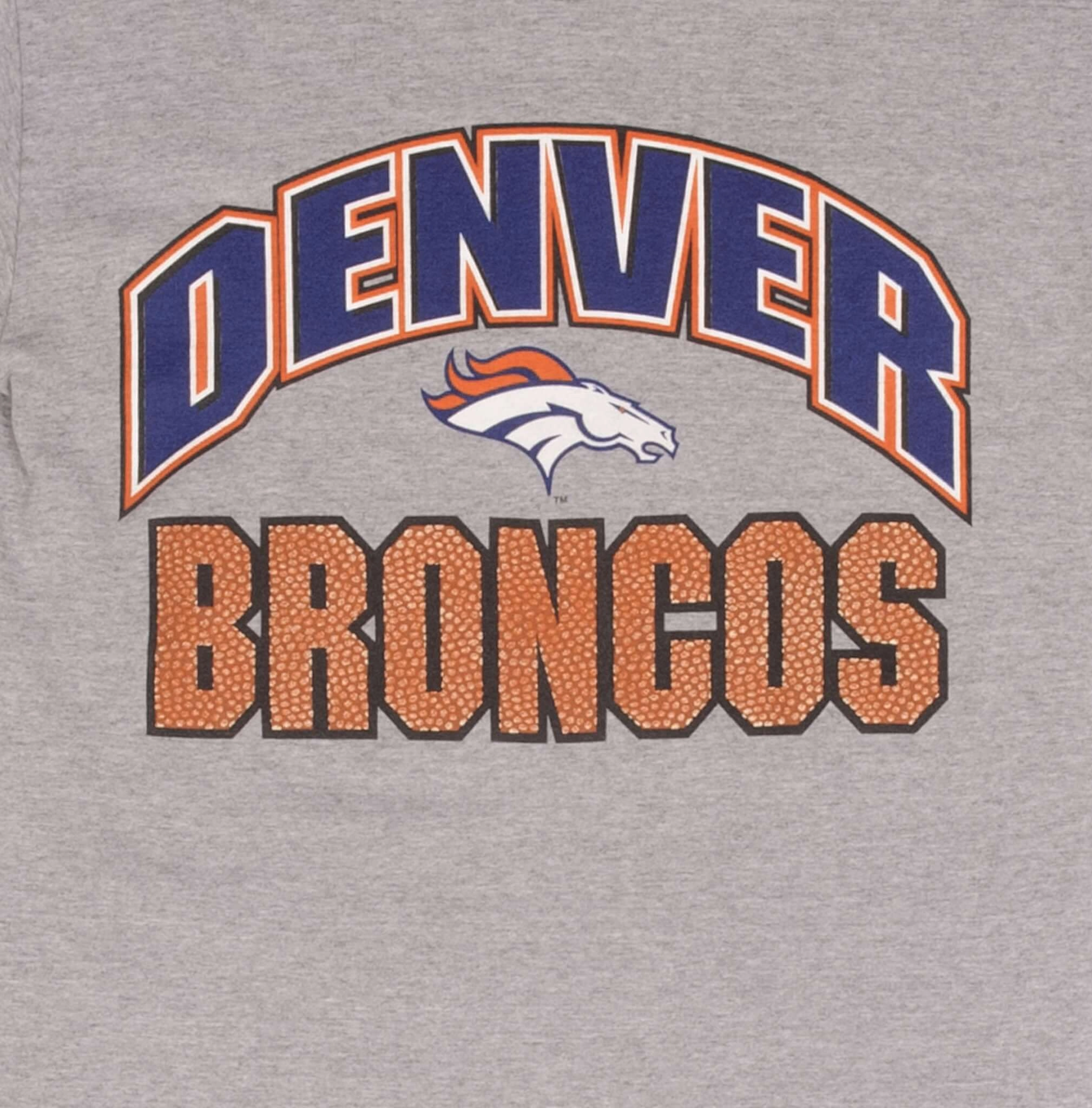 VINTAGE NFL DENVER BRONCOS 1990S TEE SHIRT SIZE MEDIUM MADE IN USA