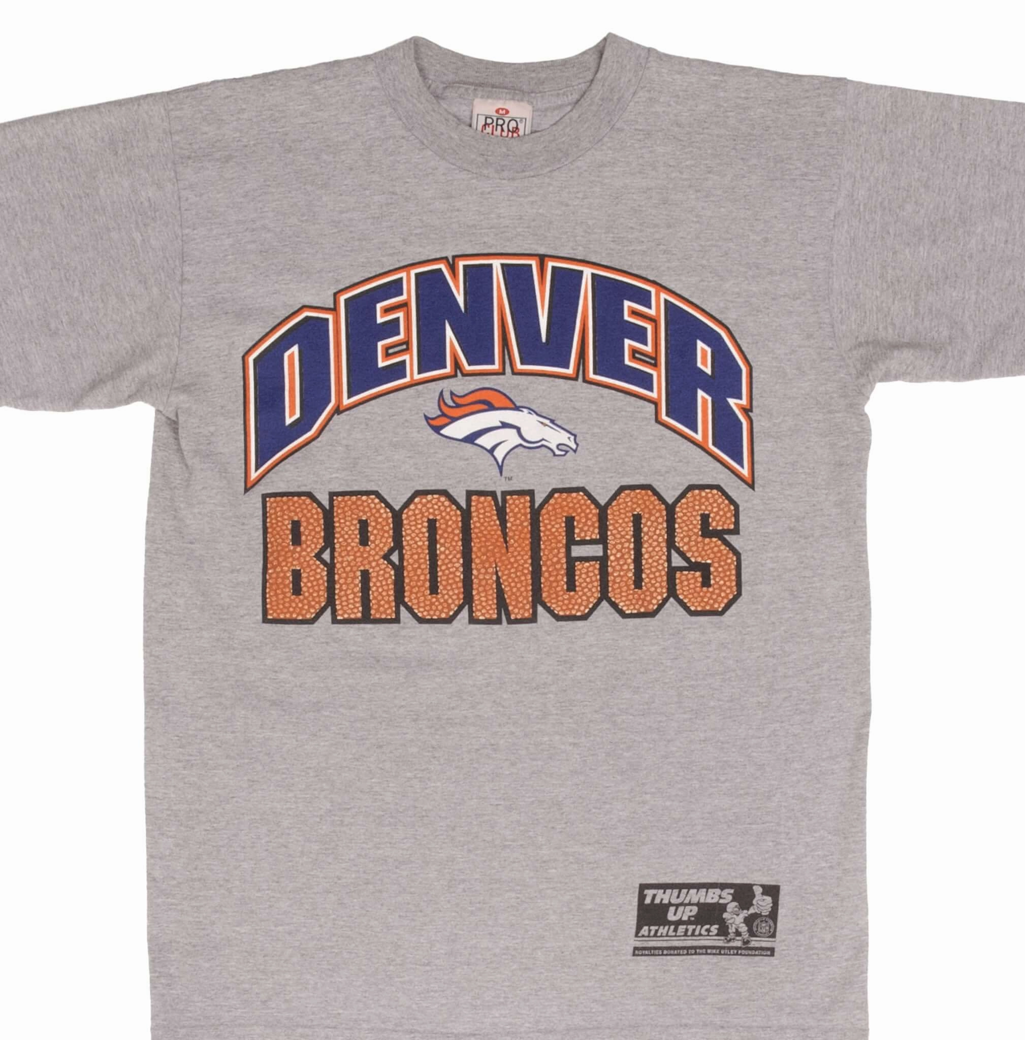 VINTAGE NFL DENVER BRONCOS 1990S TEE SHIRT SIZE MEDIUM MADE IN USA