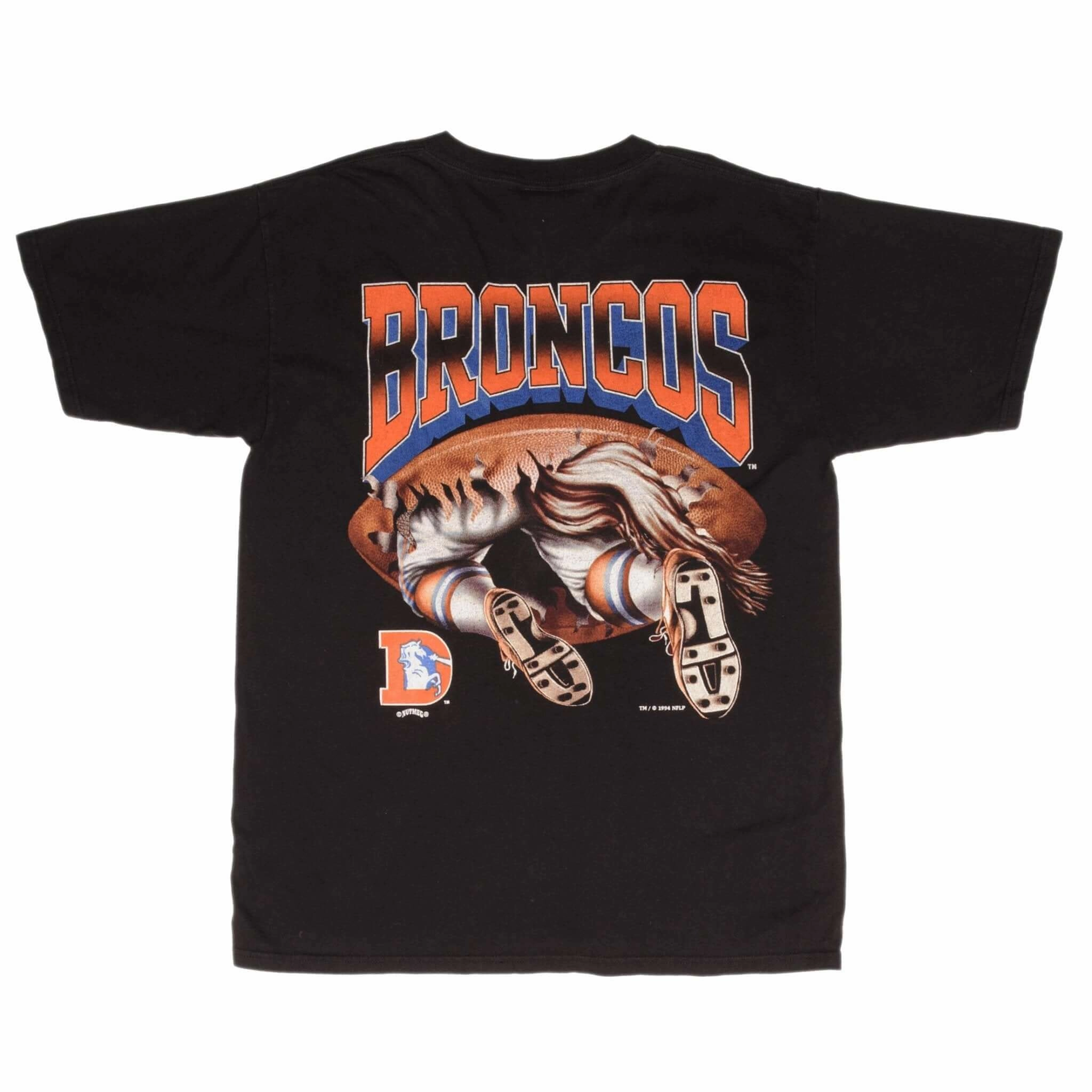 VINTAGE NFL DENVER BRONCOS 1994 TEE SHIRT SIZE XL MADE IN USA