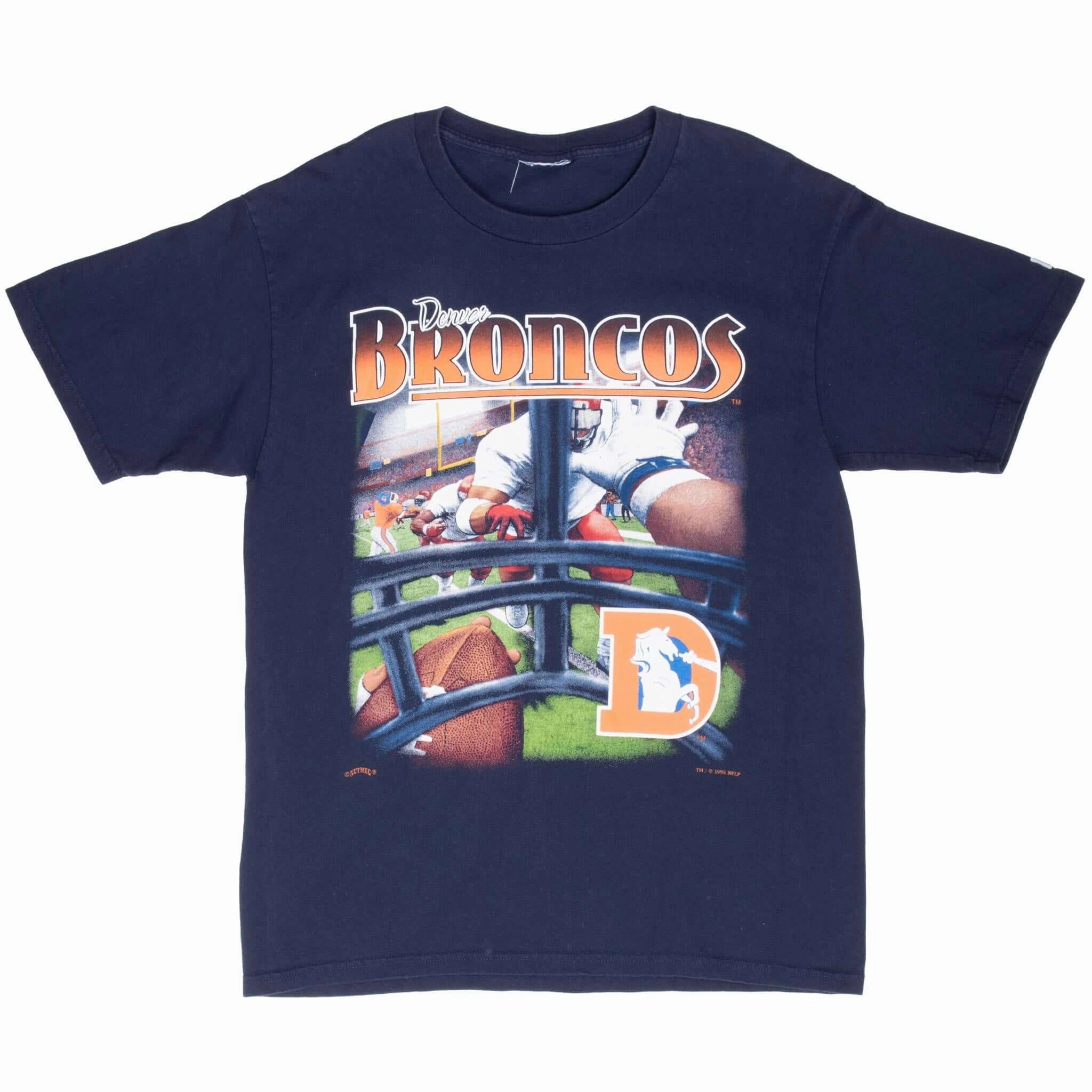 VINTAGE NFL DENVER BRONCOS 1995 TEE SHIRT LARGE