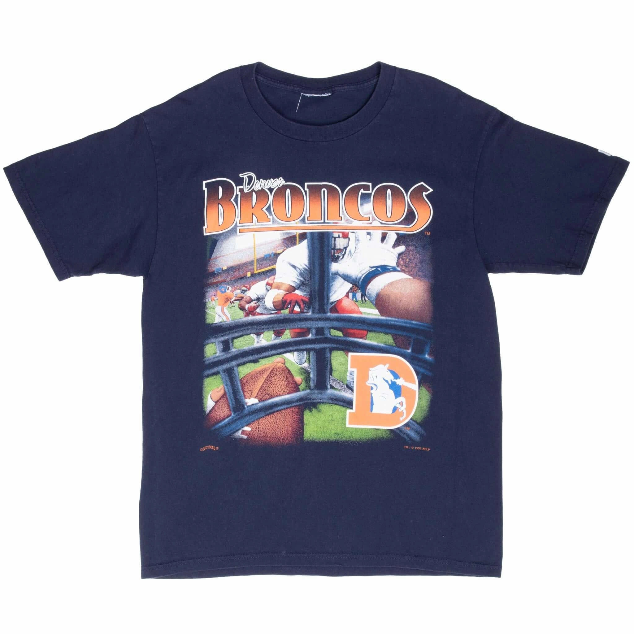 VINTAGE NFL DENVER BRONCOS 1995 TEE SHIRT LARGE