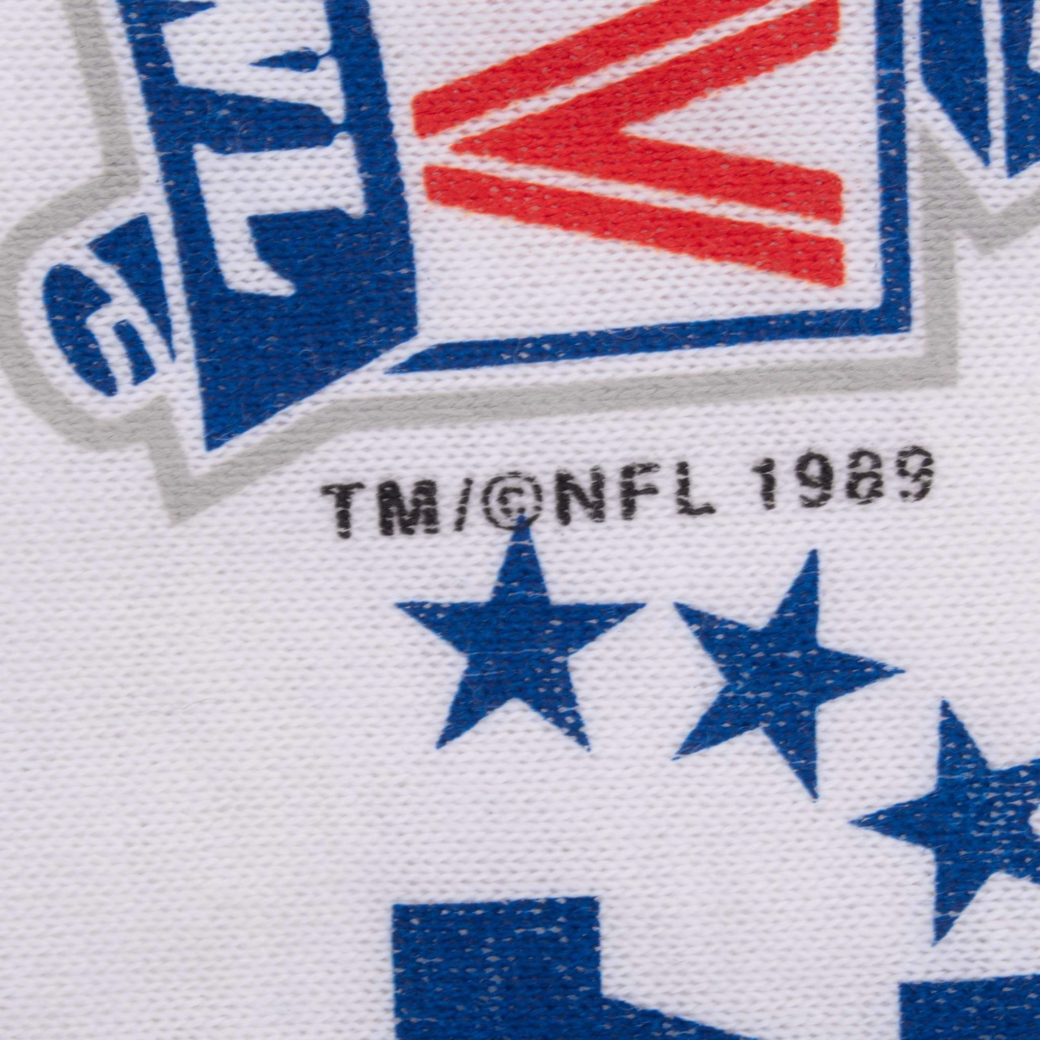 VINTAGE NFL DENVER BRONCOS AFC CHAMPIONS 1989 TEE SHIRT LARGE MADE IN USA