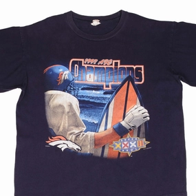 VINTAGE NFL DENVER BRONCOS AFC CHAMPIONS 1997 TEE SHIRT SIZE LARGE