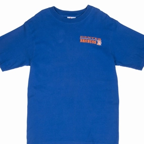VINTAGE NFL DENVER BRONCOS EMBROIDERED 1990S TEE SHIRT LARGE