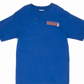 VINTAGE NFL DENVER BRONCOS EMBROIDERED 1990S TEE SHIRT LARGE