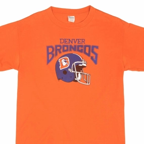 VINTAGE NFL DENVER BRONCOS TEE SHIRT EARLY 1980S SIZE MEDIUM MADE IN USA