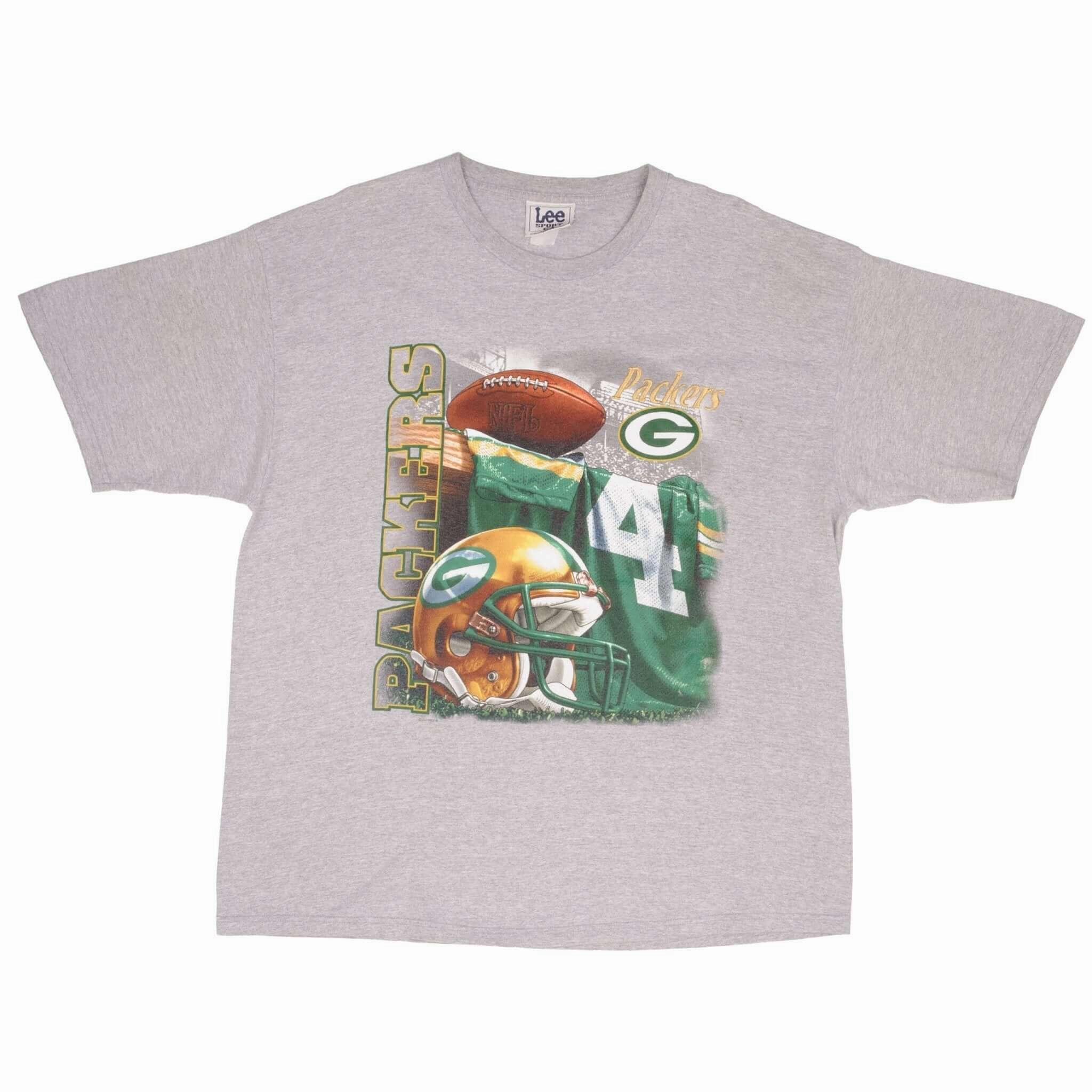 VINTAGE NFL GREEN BAY PACKERS 1990S TEE SHIRT SIZE 2XL MADE IN USA