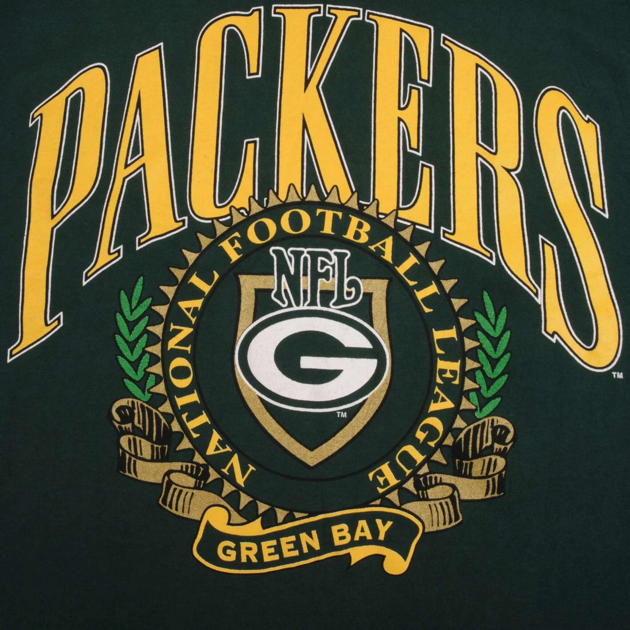 VINTAGE NFL GREEN BAY PACKERS 1990S TEE SHIRT SIZE LARGE MADE IN USA