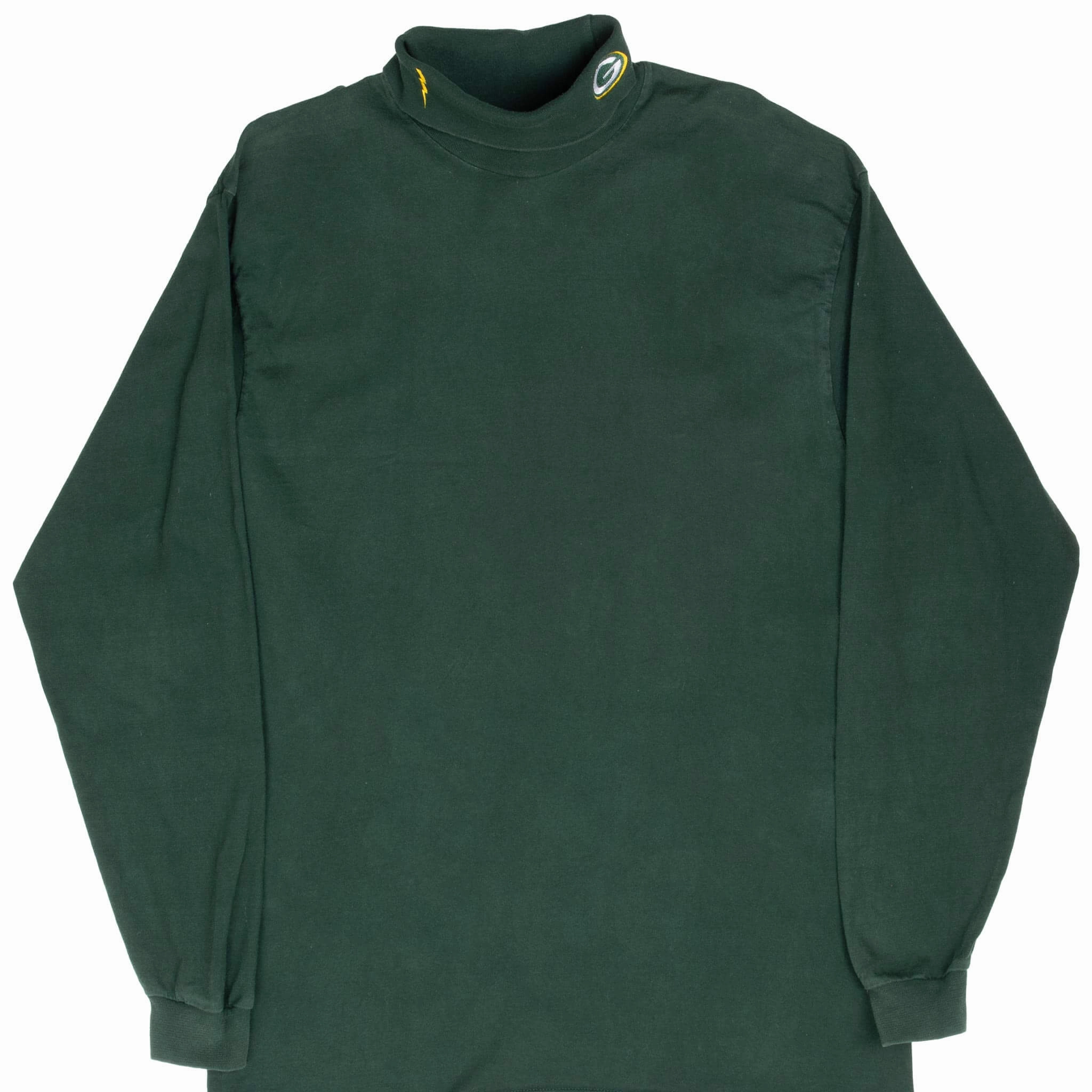 VINTAGE NFL GREEN BAY PACKERS 1990S TURTLE NECK LONG SLEEVE TEE SHIRT LARGE