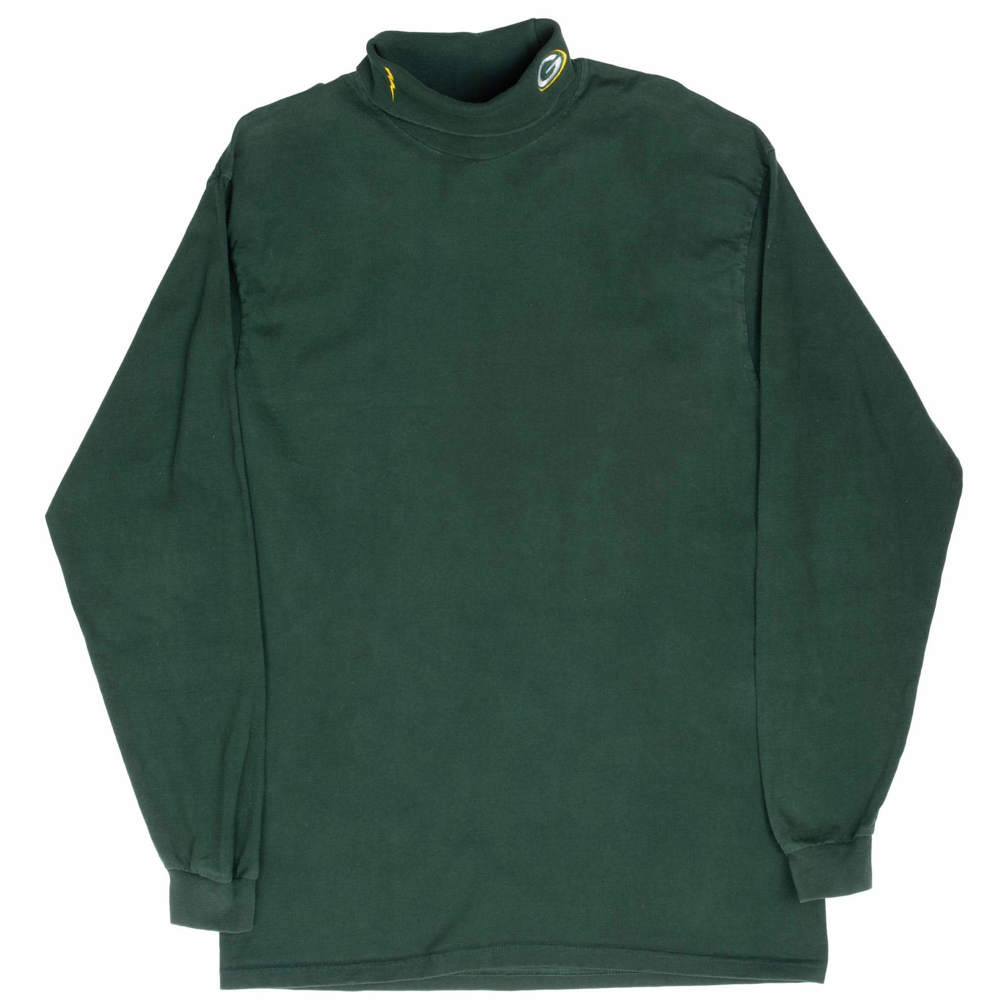 VINTAGE NFL GREEN BAY PACKERS 1990S TURTLE NECK LONG SLEEVE TEE SHIRT LARGE