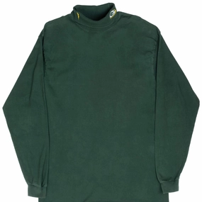 VINTAGE NFL GREEN BAY PACKERS 1990S TURTLE NECK LONG SLEEVE TEE SHIRT LARGE