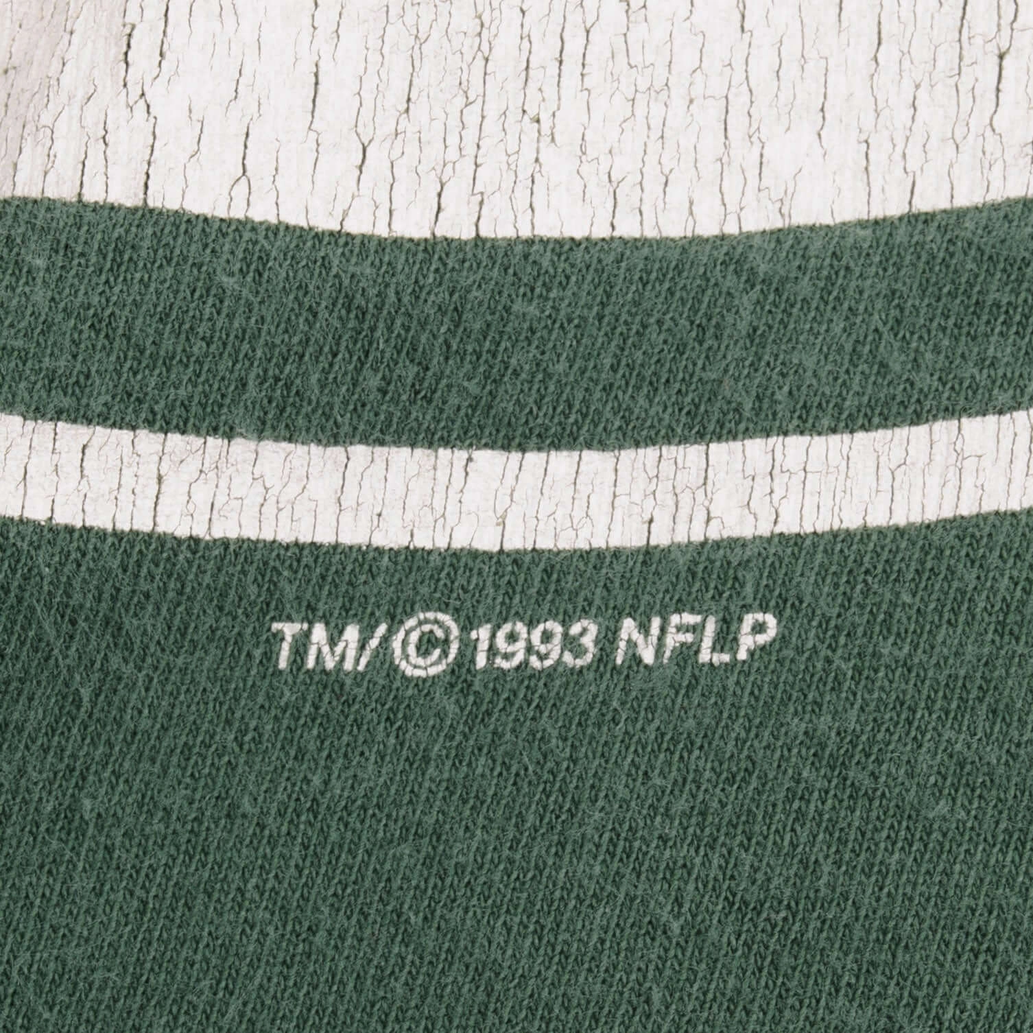 VINTAGE NFL GREEN BAY PACKERS 1993 ALL OVER PRINT TEE SHIRT LARGE MADE IN USA