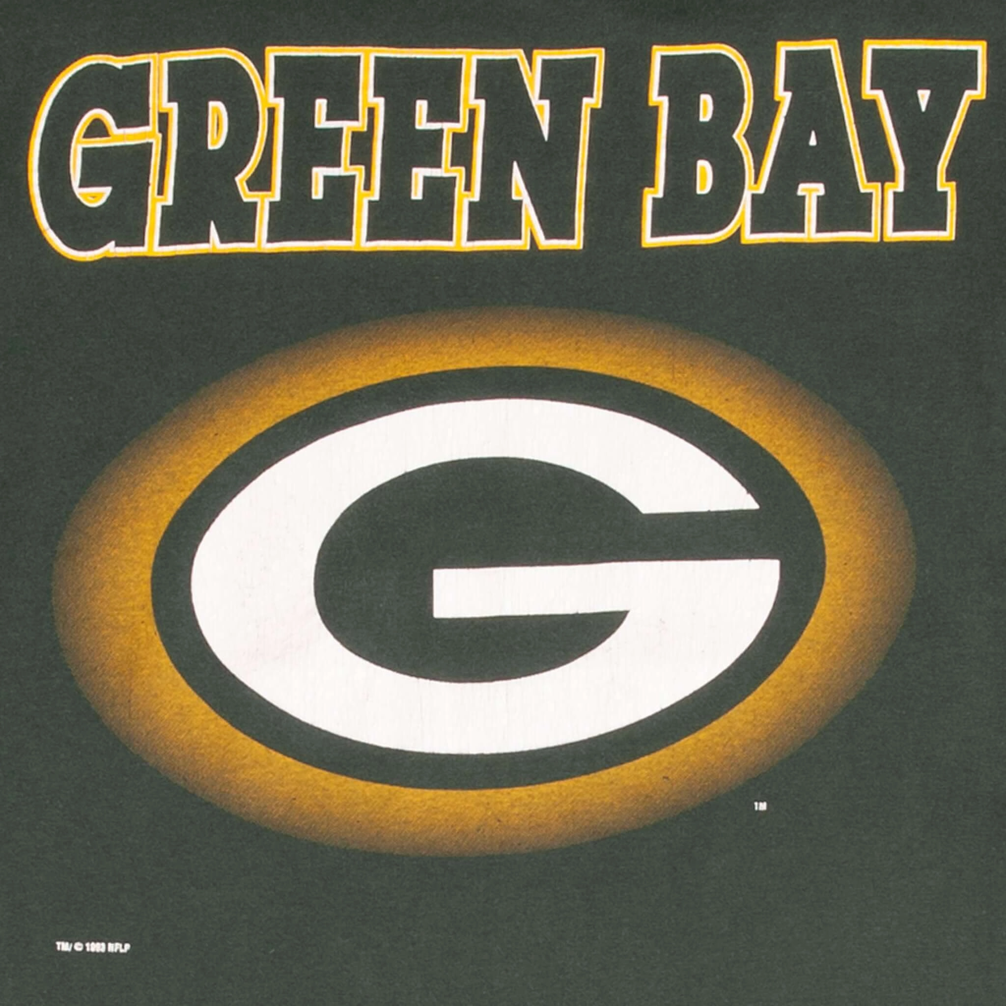 VINTAGE NFL GREEN BAY PACKERS 1993 HALF SLEEVE TEE SHIRT SIZE MEDIUM MADE IN USA