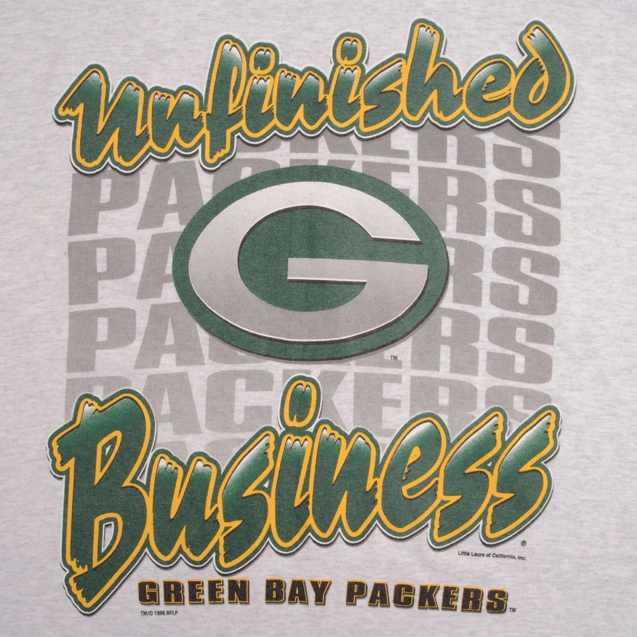 VINTAGE NFL GREEN BAY PACKERS 1996 TEE SHIRT SIZE XL MADE IN USA
