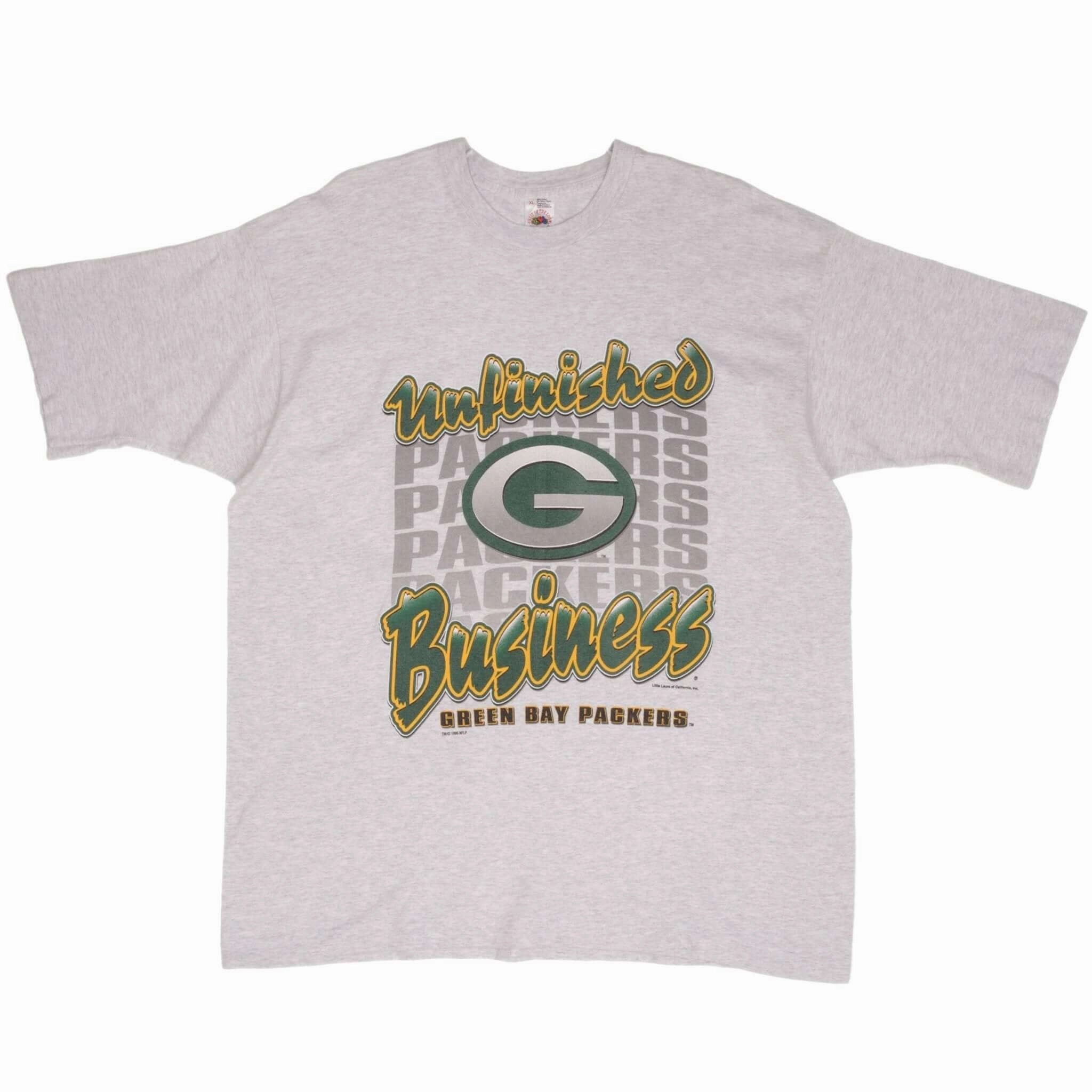 VINTAGE NFL GREEN BAY PACKERS 1996 TEE SHIRT SIZE XL MADE IN USA