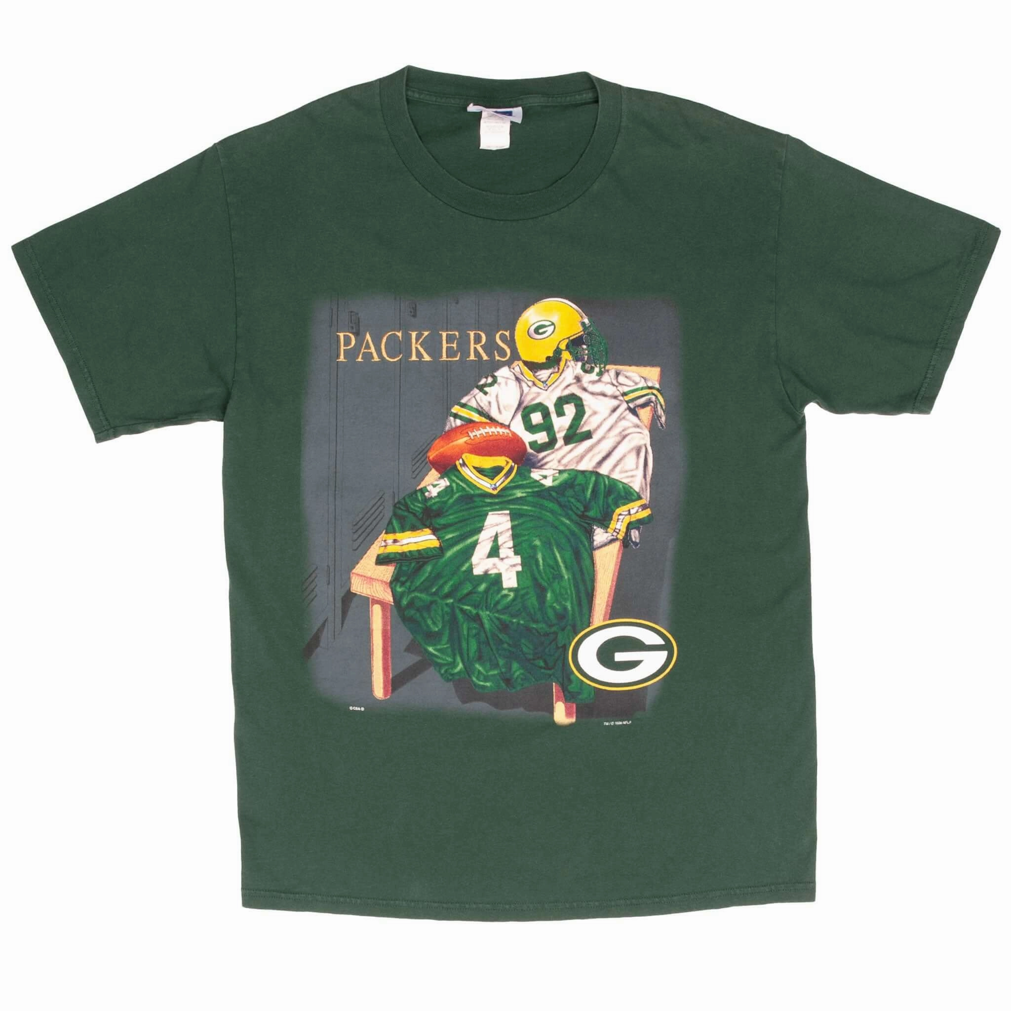VINTAGE NFL GREEN BAY PACKERS 1998 TEE SHIRT SIZE LARGE
