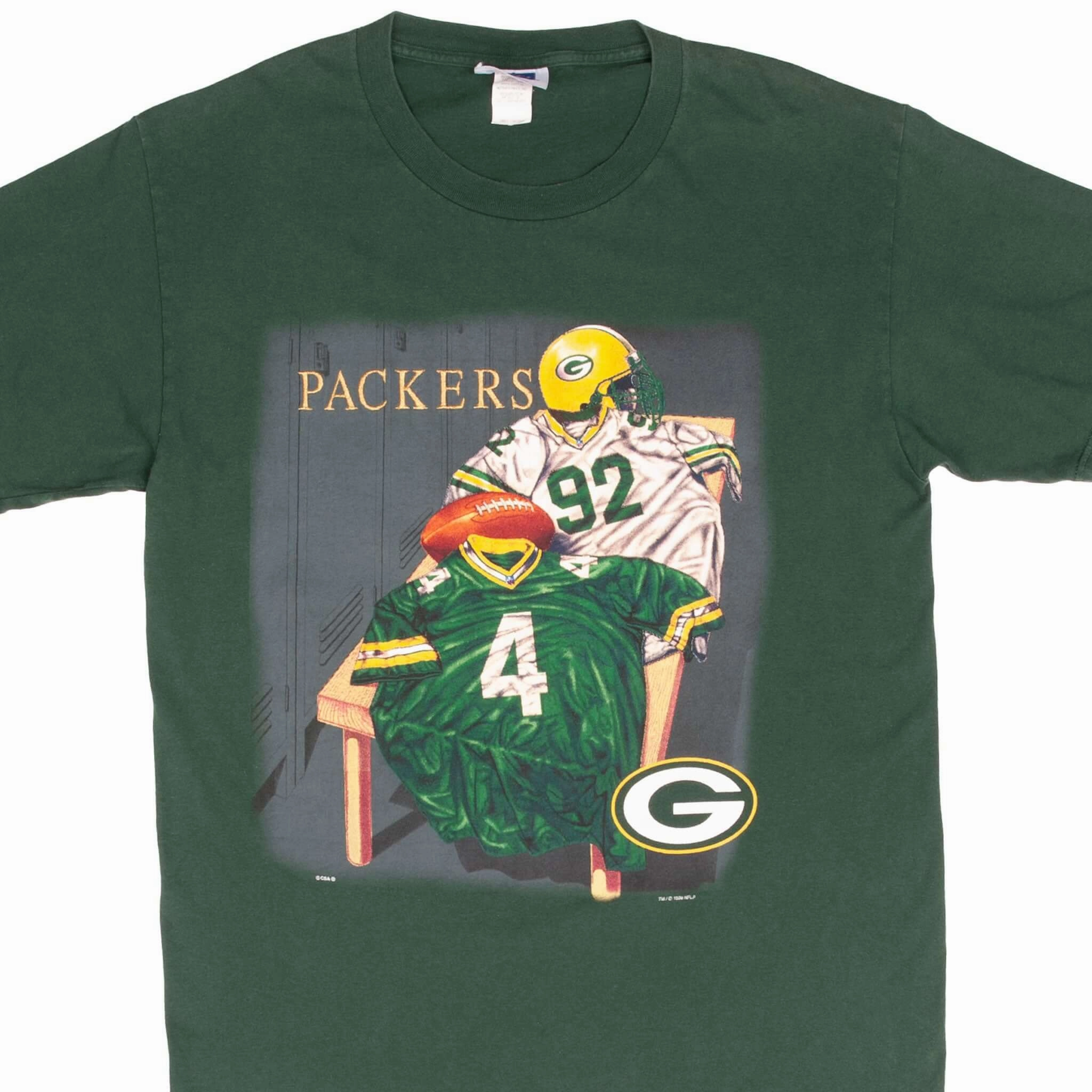 VINTAGE NFL GREEN BAY PACKERS 1998 TEE SHIRT SIZE LARGE