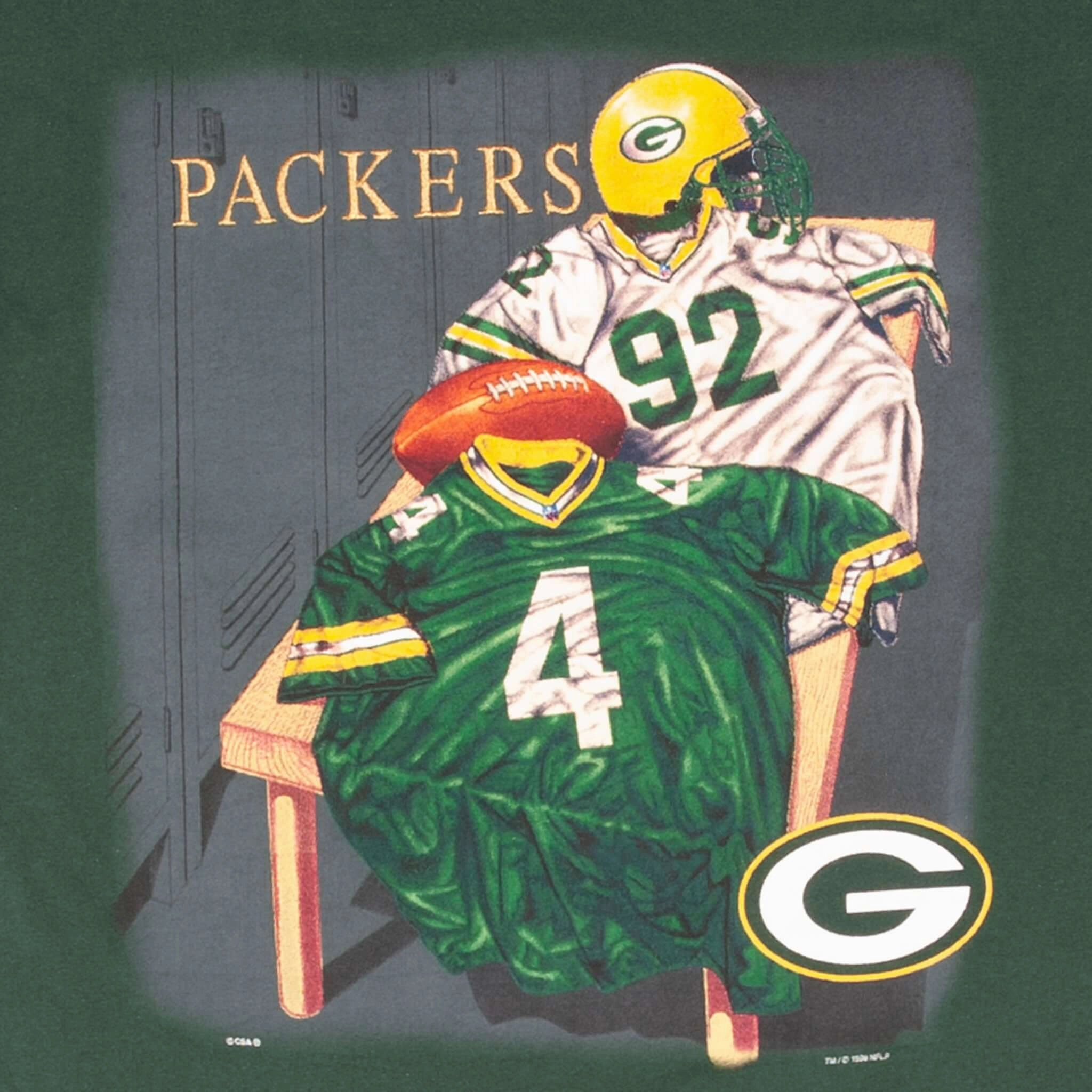 VINTAGE NFL GREEN BAY PACKERS 1998 TEE SHIRT SIZE LARGE