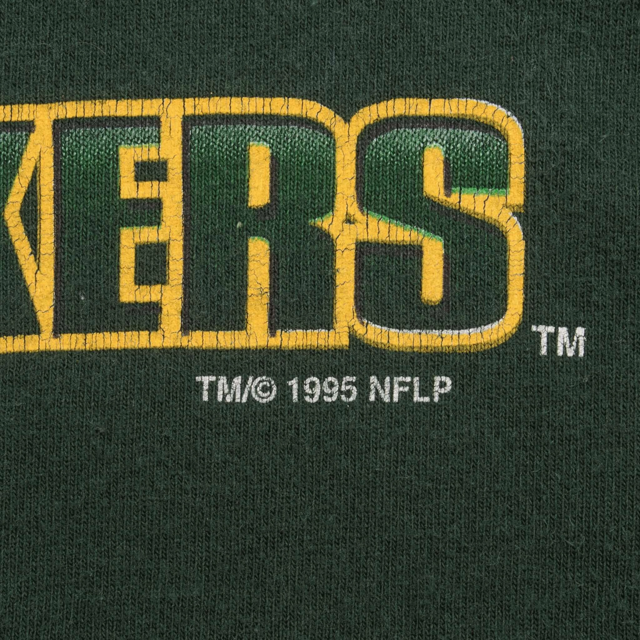VINTAGE NFL GREEN BAY PACKERS CENTRAL DIV CHAMPS 1995 TEE SHIRT LARGE MADE USA