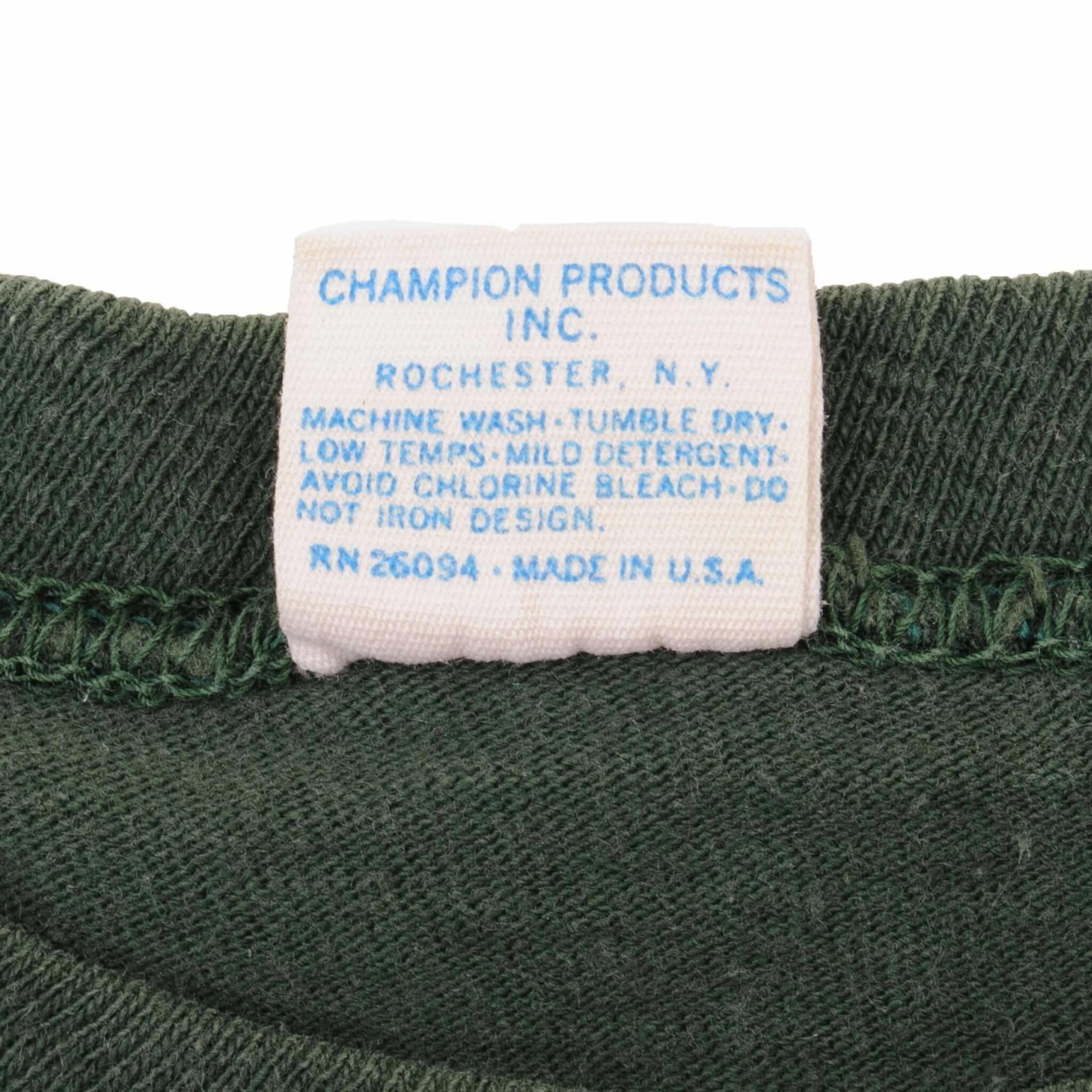 VINTAGE NFL GREEN BAY PACKERS CHAMPION TEE SHIRT 1970S MEDIUM MADE USA