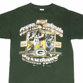 VINTAGE NFL GREEN BAY PACKERS NFC CHAMPIONS 1996 TEE SHIRT SIZE MEDIUM