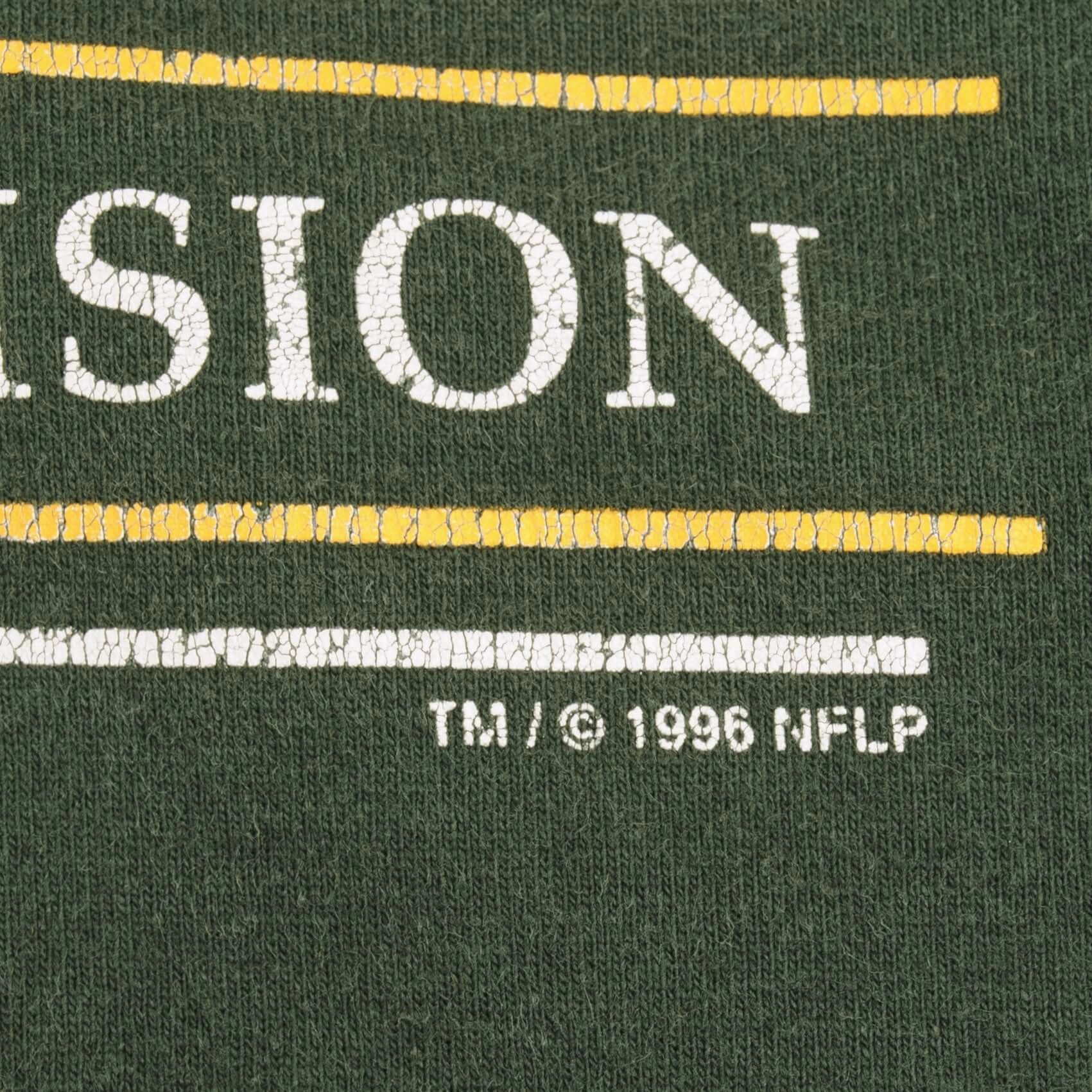 VINTAGE NFL GREEN BAY PACKERS SUPER BOWL CHAMPIONS 1997 TEE SHIRT LARGE MADE USA