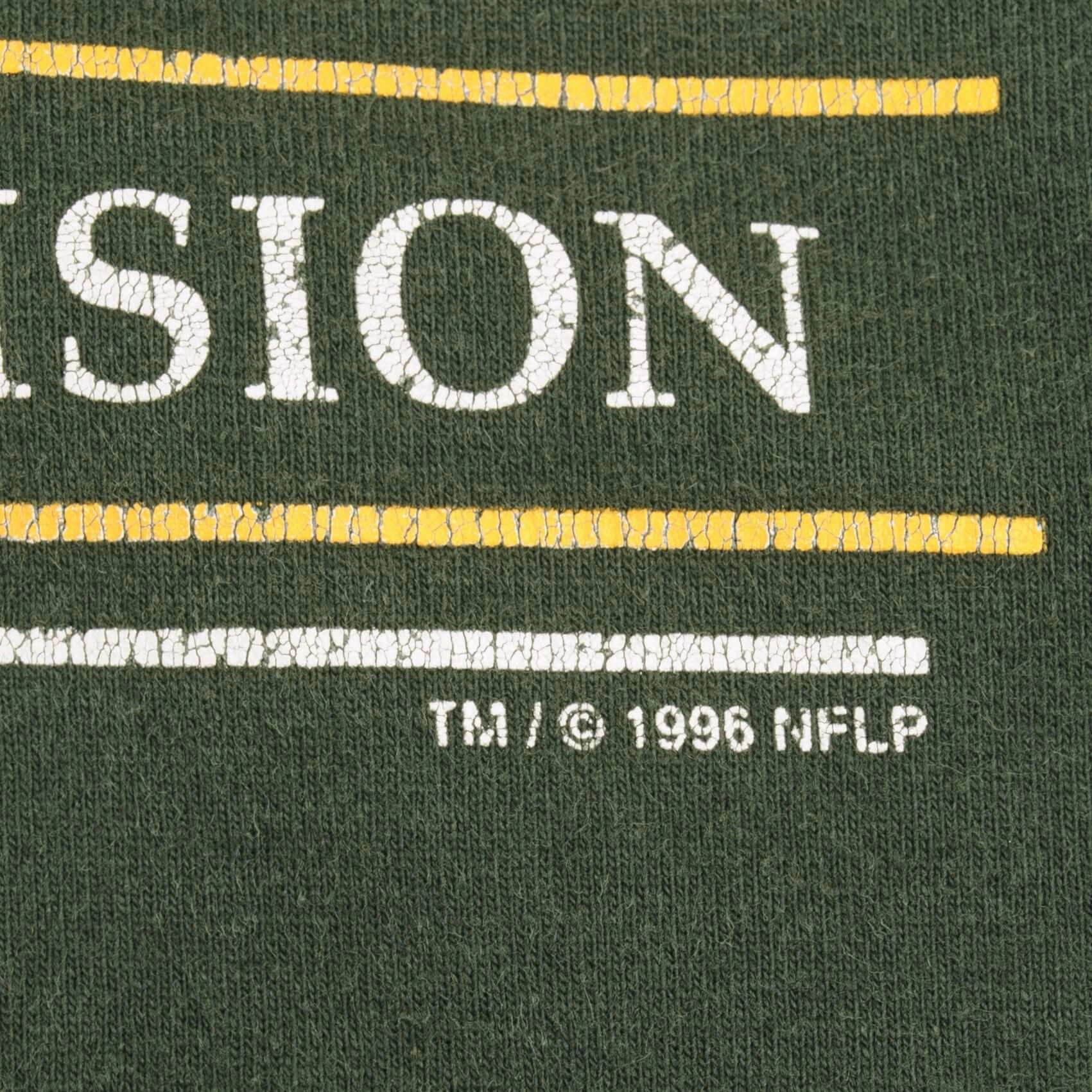 VINTAGE NFL GREEN BAY PACKERS SUPER BOWL CHAMPIONS 1997 TEE SHIRT LARGE MADE USA